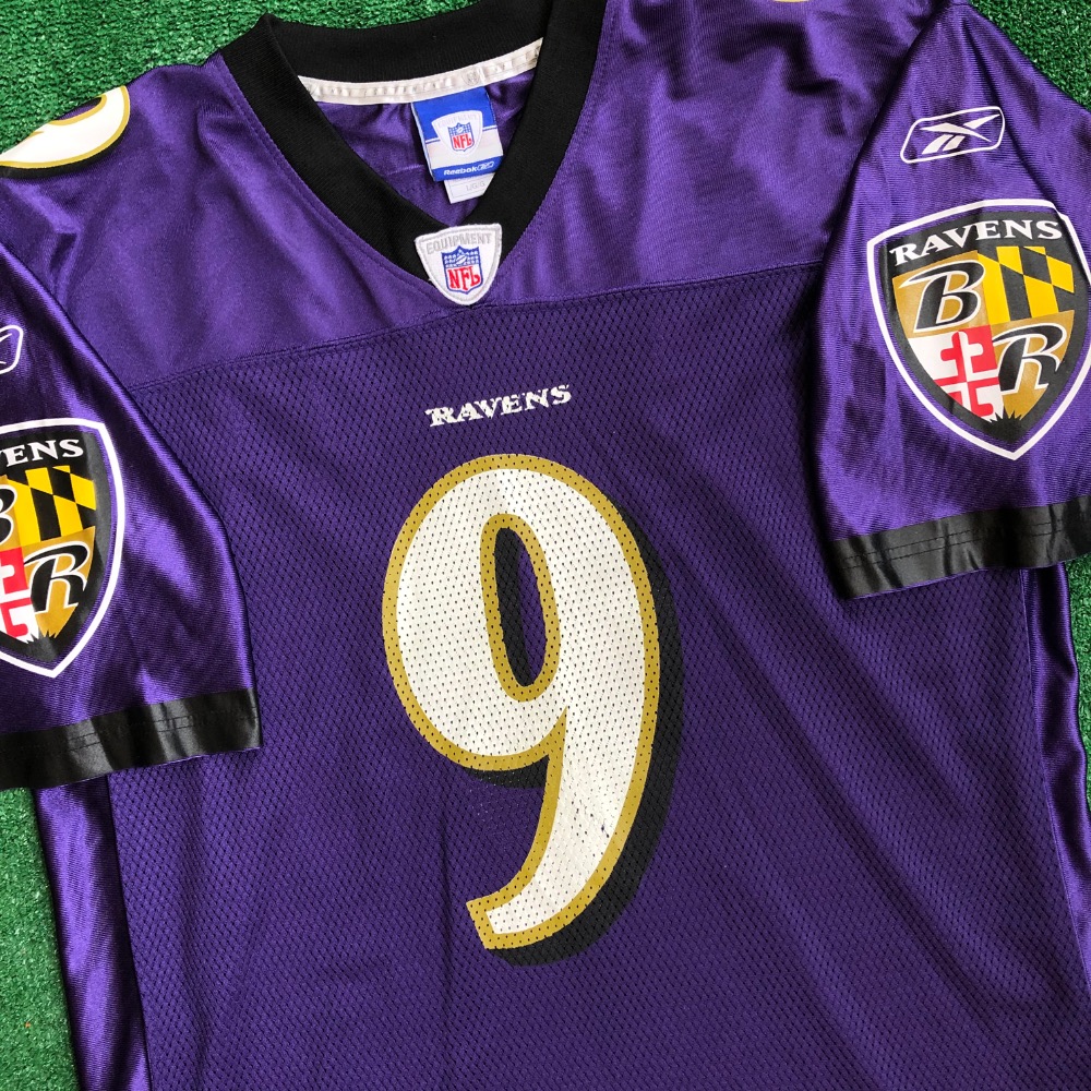 00’s Steve McNair Baltimore Ravens Reebok NFL Jersey Size Large Rare VNTG