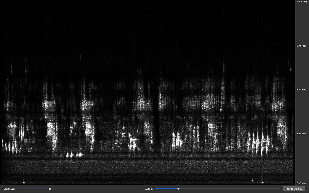 Sound View, An Audio Spectrum Analyzer & Spectrograph App for macOS