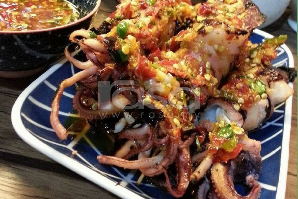 Sotong Bakar Thai Masak Lebih Kalau Tak Menyesal Rasa