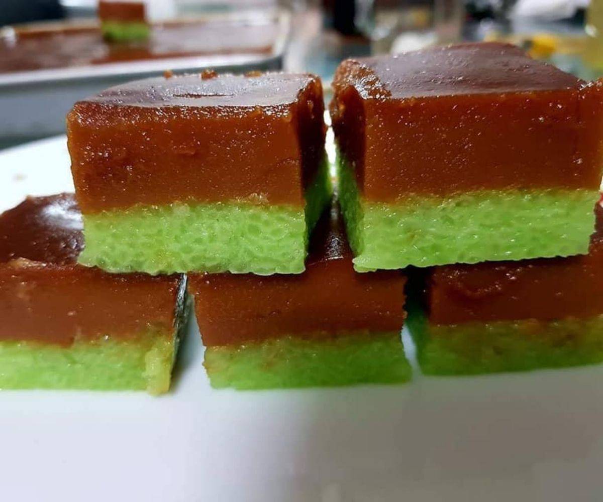 Seri Muka Pandan Dengan Gula Merah, Beri Ekstra Ummph Pada
