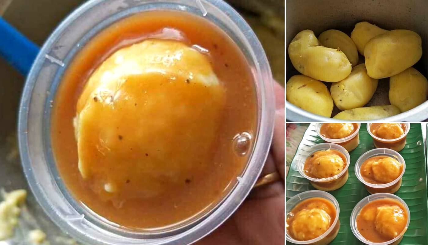 Cara Buat Kentang Putar / Resepi Kentang Putar Dengan Kuah Blackpepper