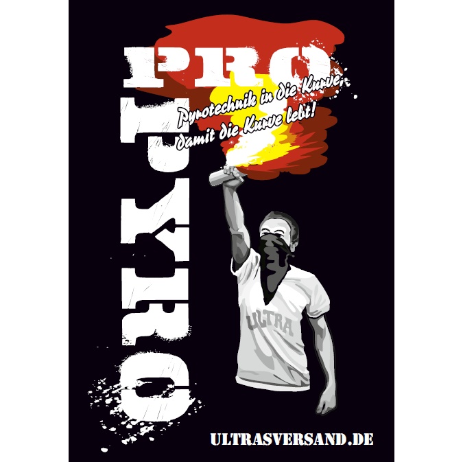 Aufkleber Pro Pyro Ultrasversand Verschiedenes Rascal Streetwear Details