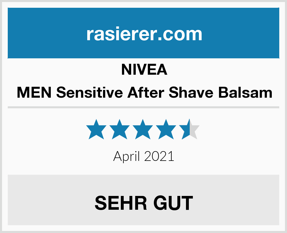 NIVEA MEN Sensitive After Shave Balsam Rasierer Test 2024