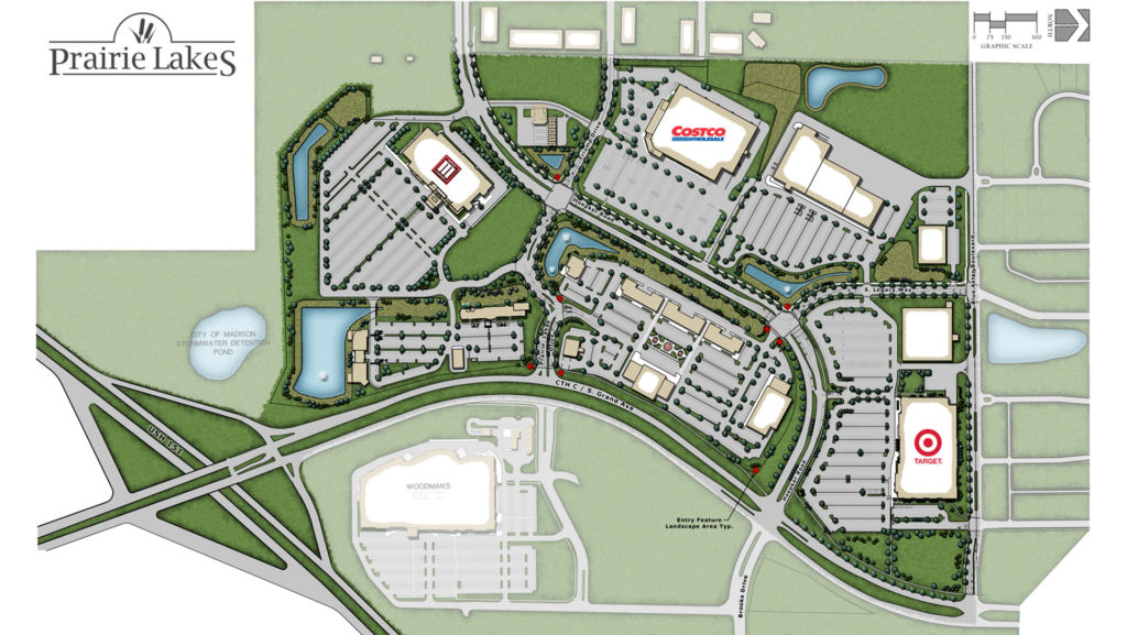 Prairie Lakes MixedUse Development site planning landscape