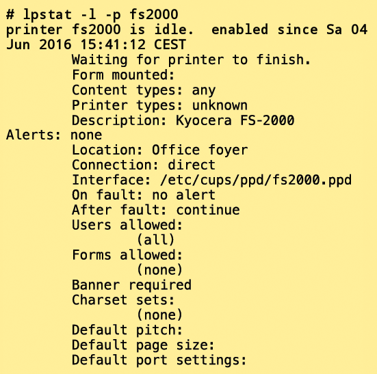 CUPS Administration Page 1.4 Seite 3 » Raspberry Pi Geek