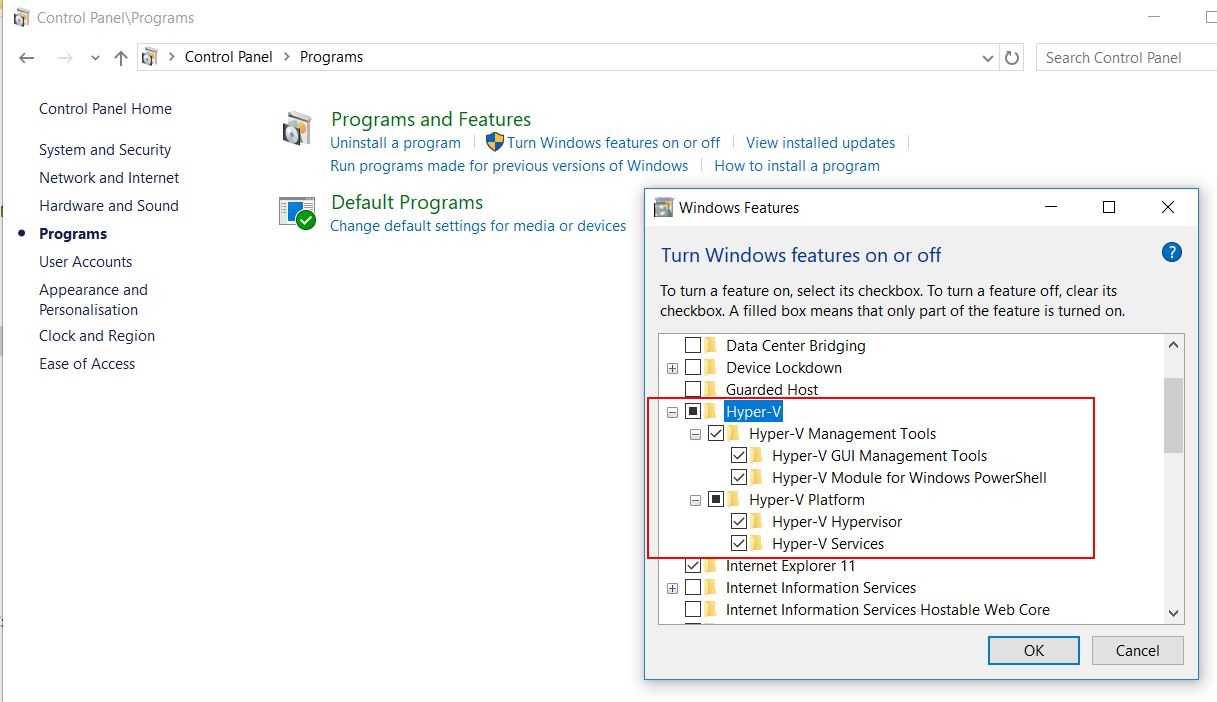 A Brief look at Virtualization and Virtual Machines (Windows 10 Pro