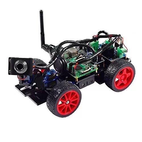 sunfounder raspberry pi smart robot car kit