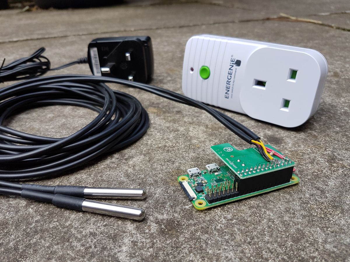 Pool Temperature Monitoring and Pump Control with the Pi Zero W