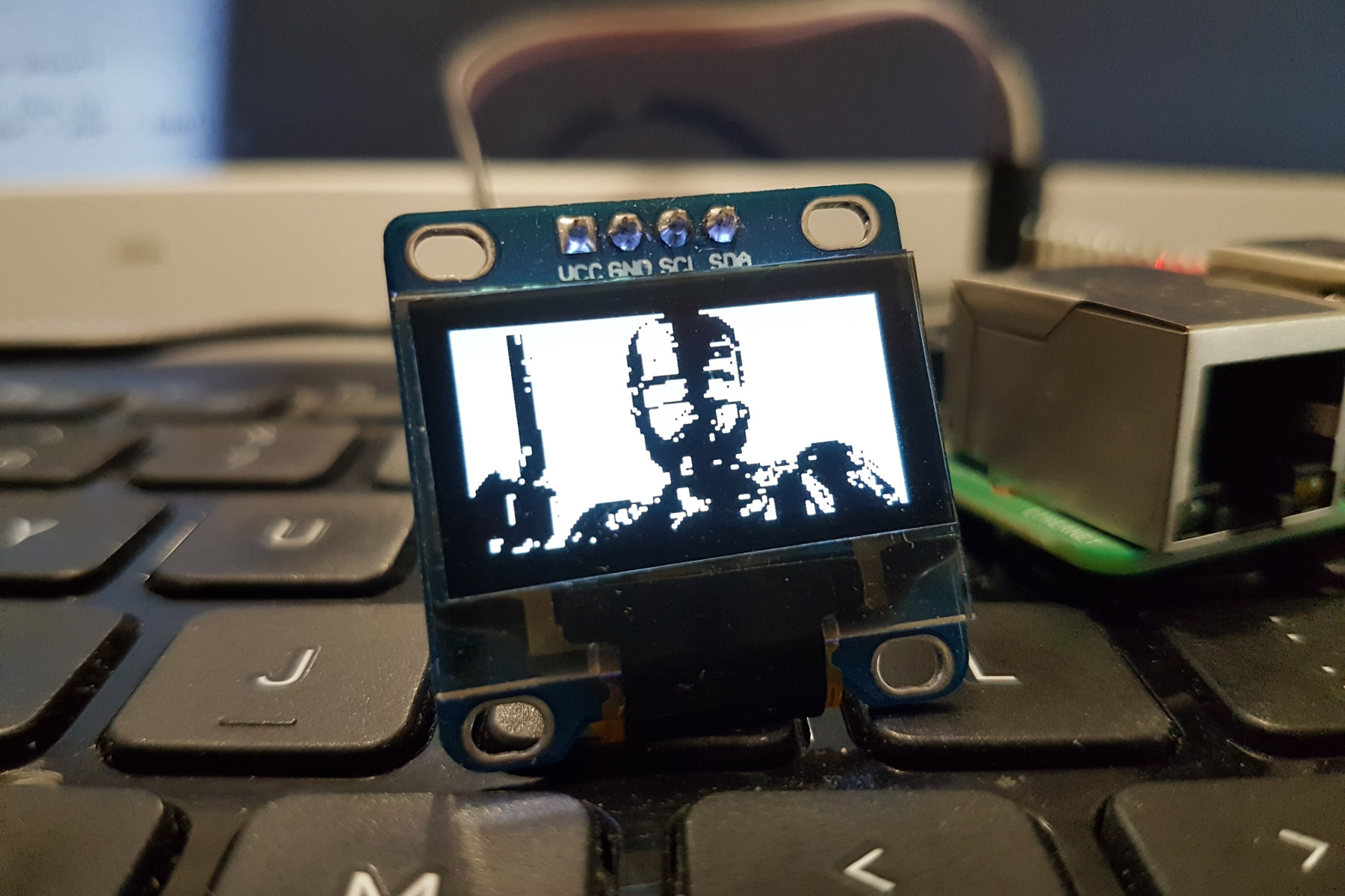 Create an I2C OLED Display Slideshow with Python Raspberry Pi Spy