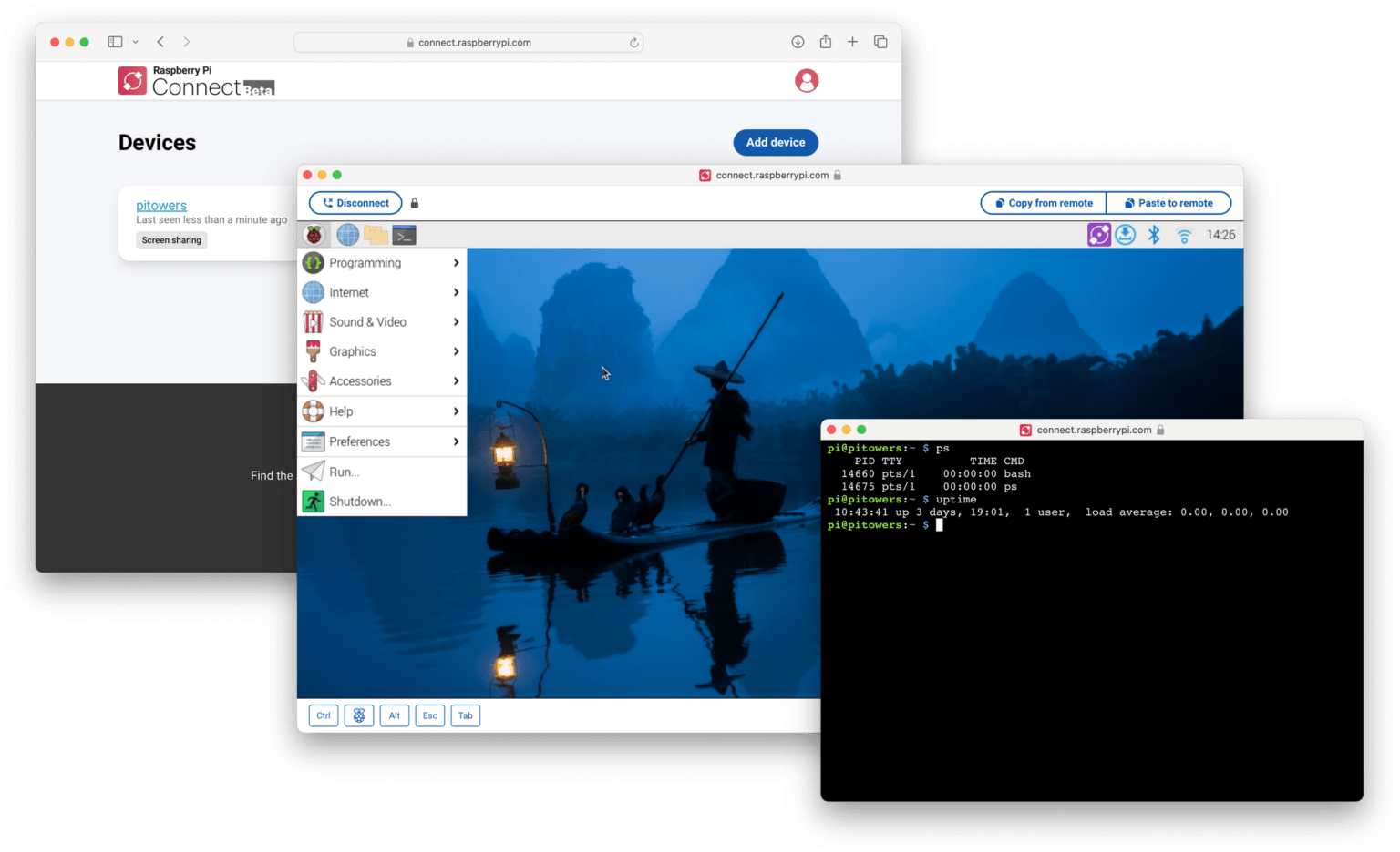 Raspberry Pi Connect Remote Shell Access And Support For Older Devices