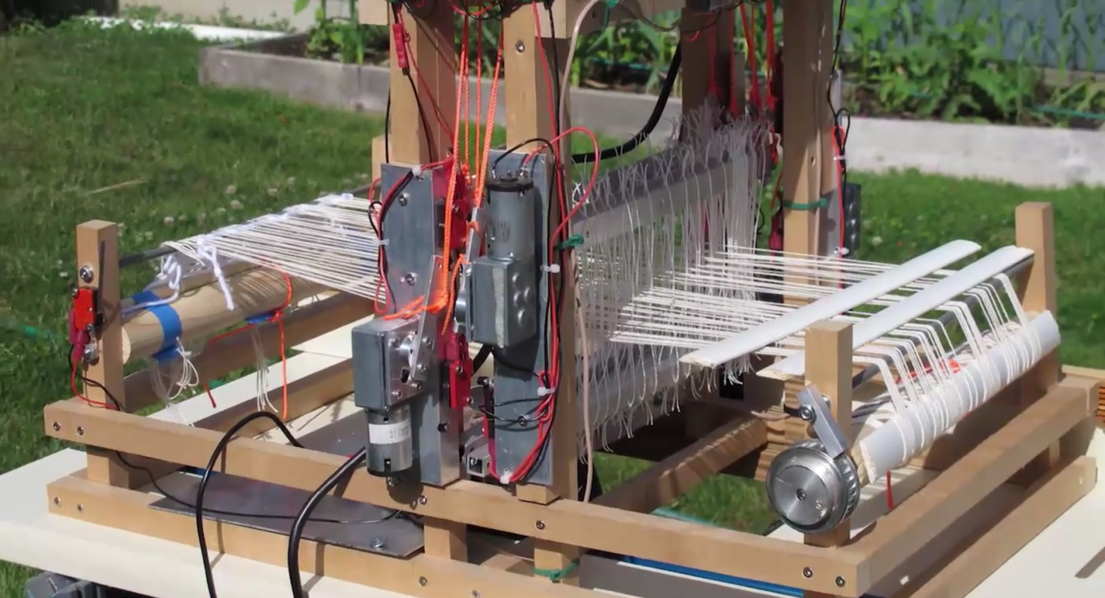 The Raspberry Pipowered loom Raspberry Pi