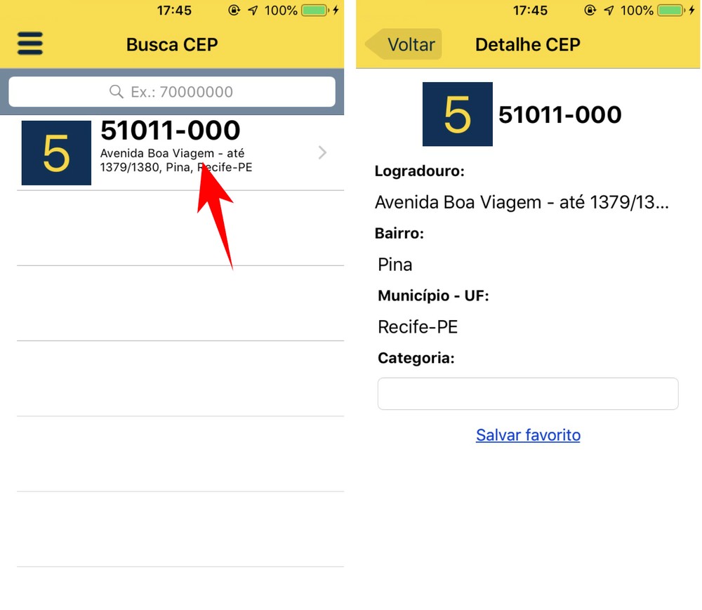 Como saber seu CEP ou descobrir um endereço pelo app dos Correios