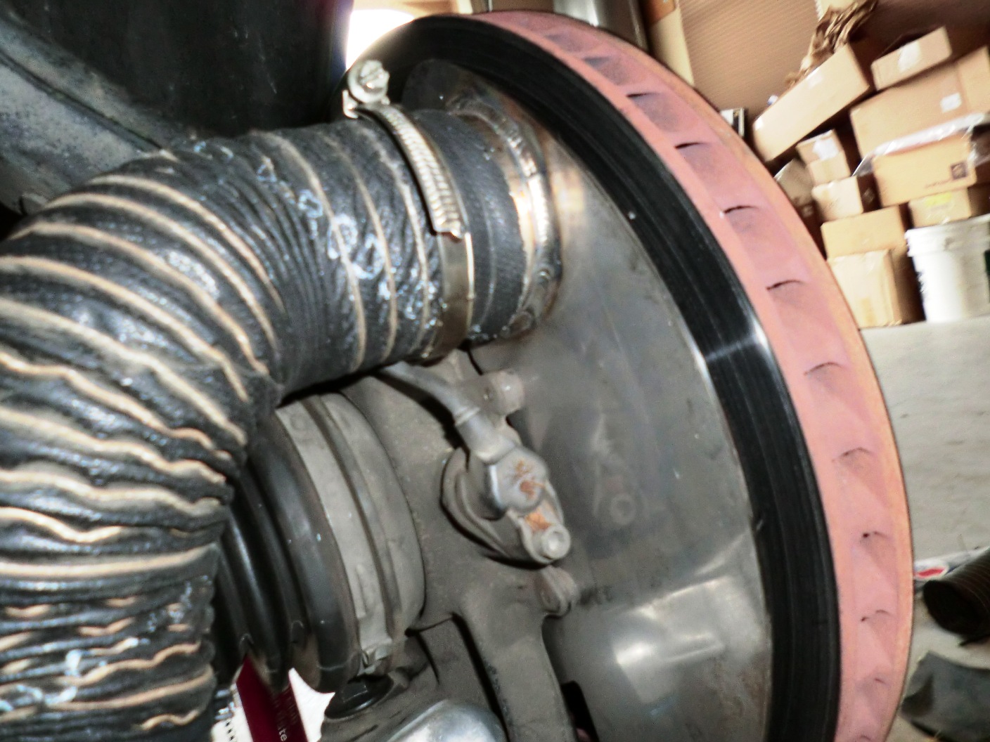 Brake system cooling ducts?