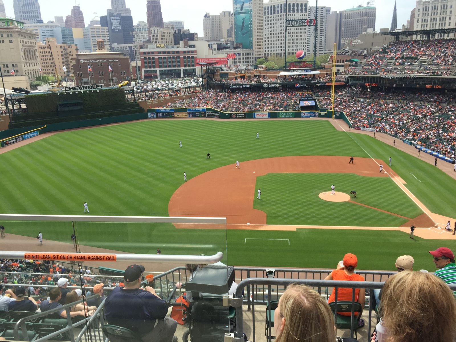 Comerica Park Section 333 Detroit Tigers