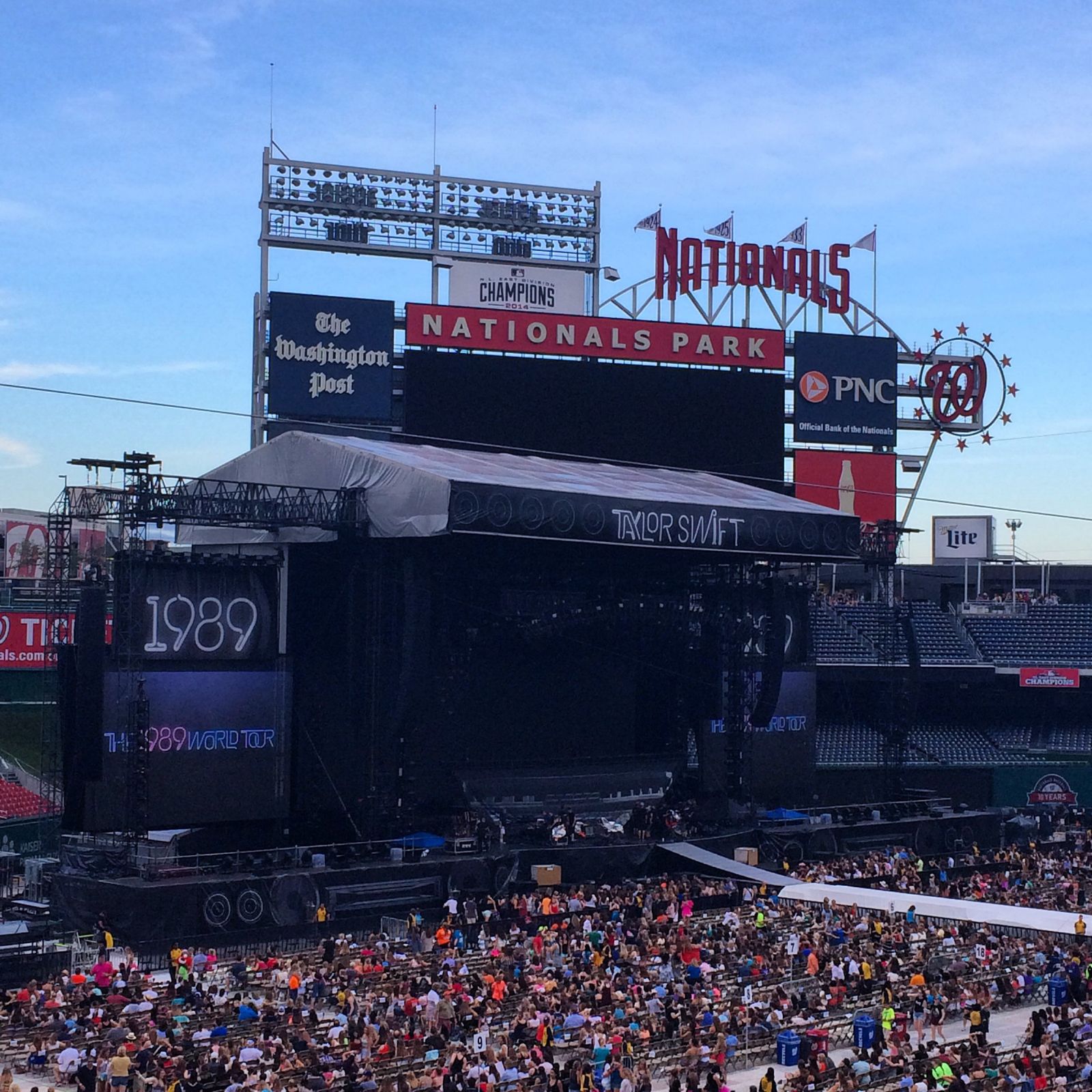 Nationals Park Section 206 Concert Seating