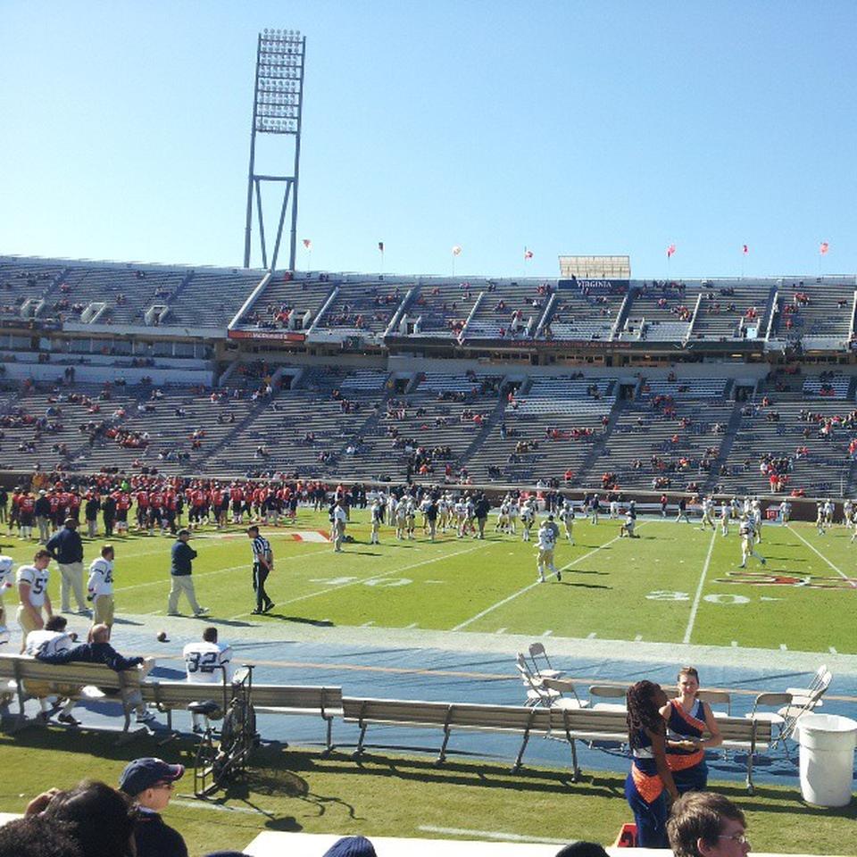 Section 105 at Scott Stadium