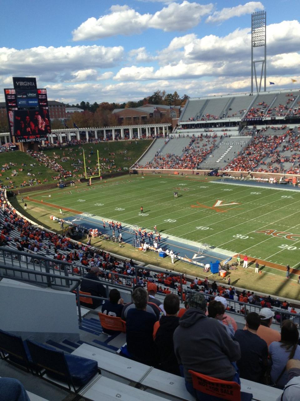 Section 528 at Scott Stadium