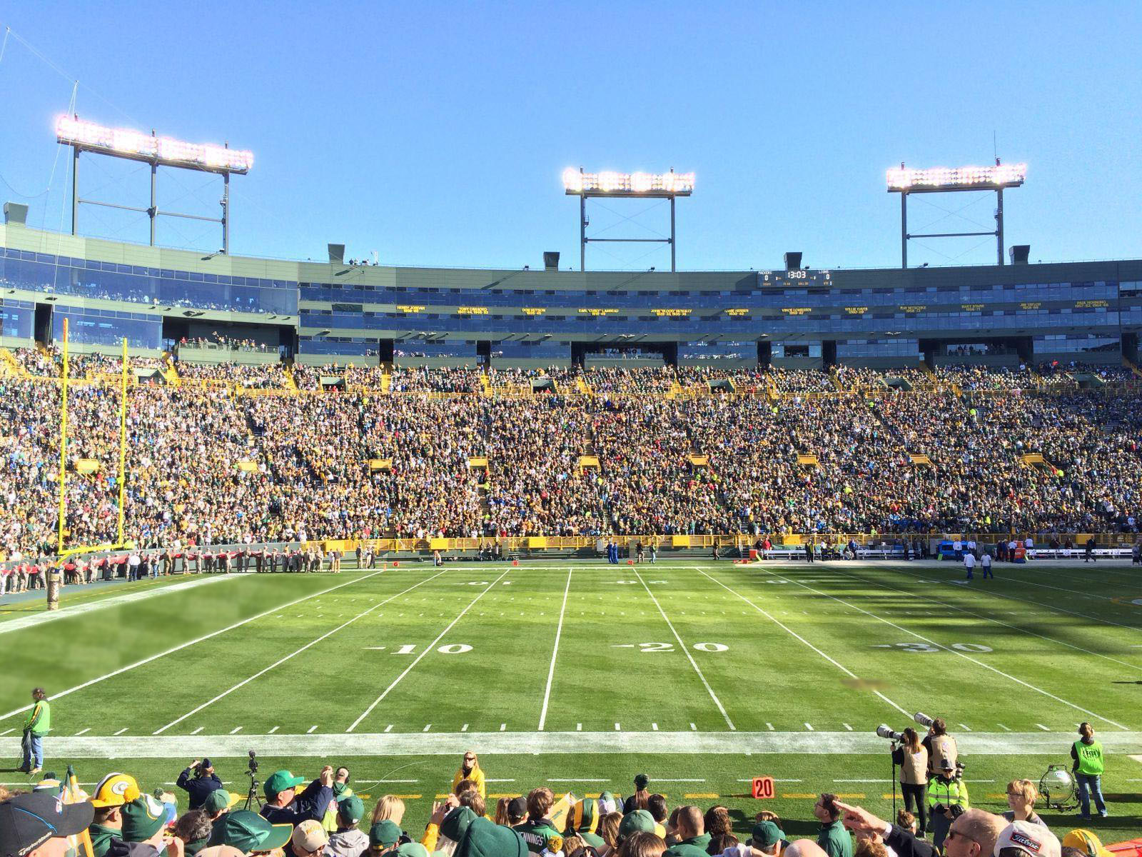 Section 114 at Lambeau Field