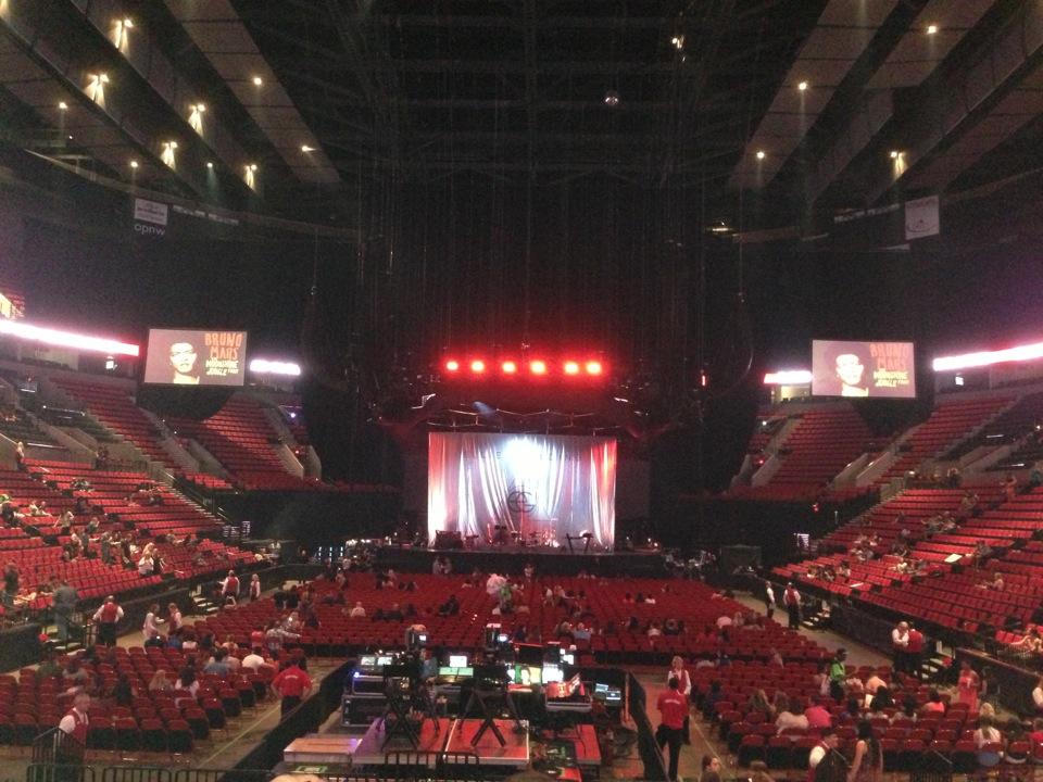 Moda Center Section 117 Concert Seating