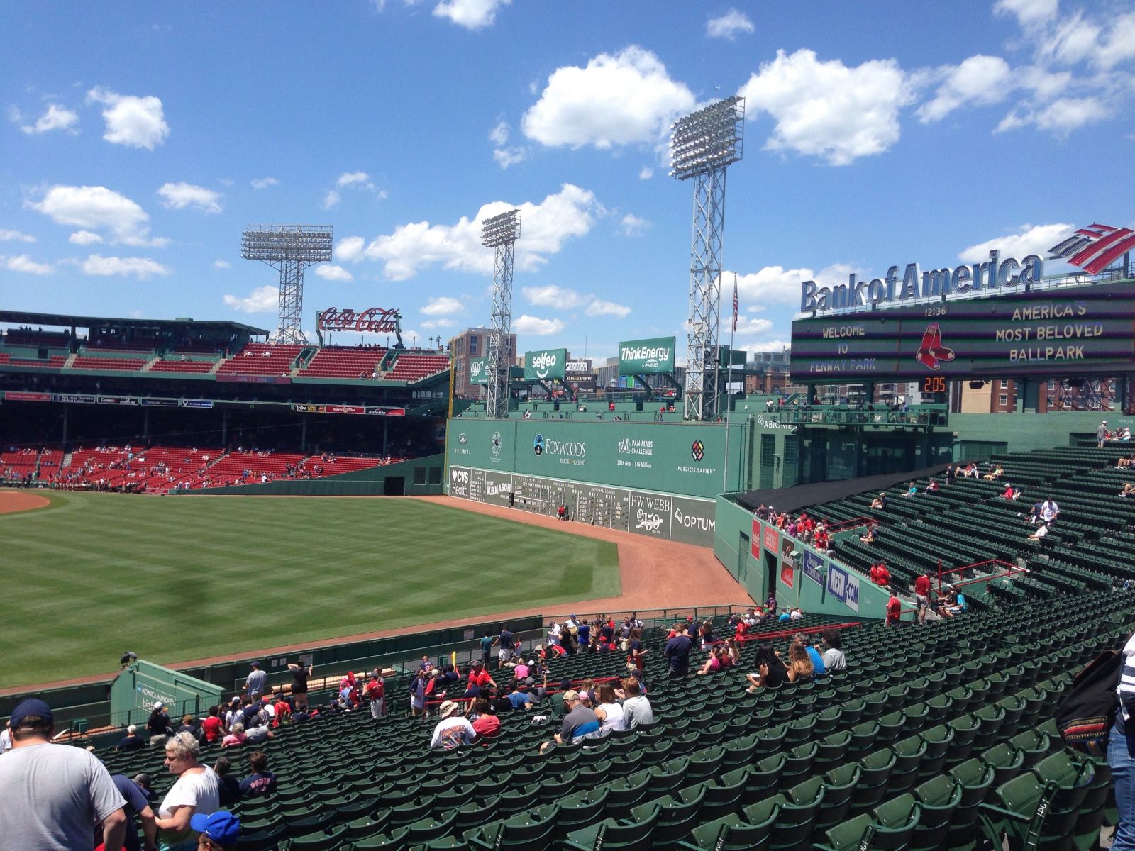 Bleachers 43 at Fenway Park