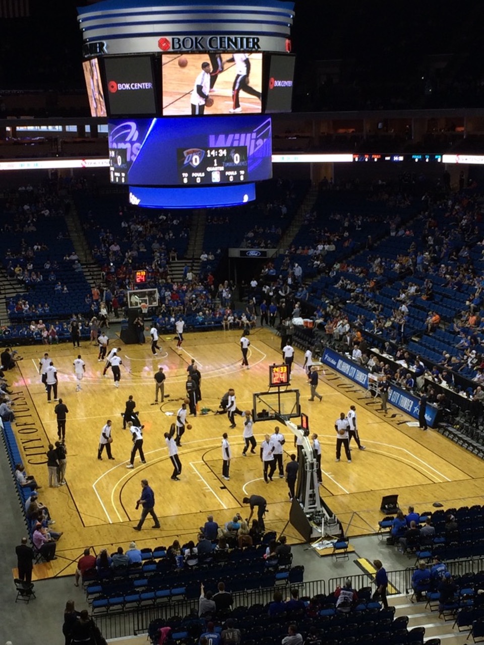 Section 319 at BOK Center for Basketball