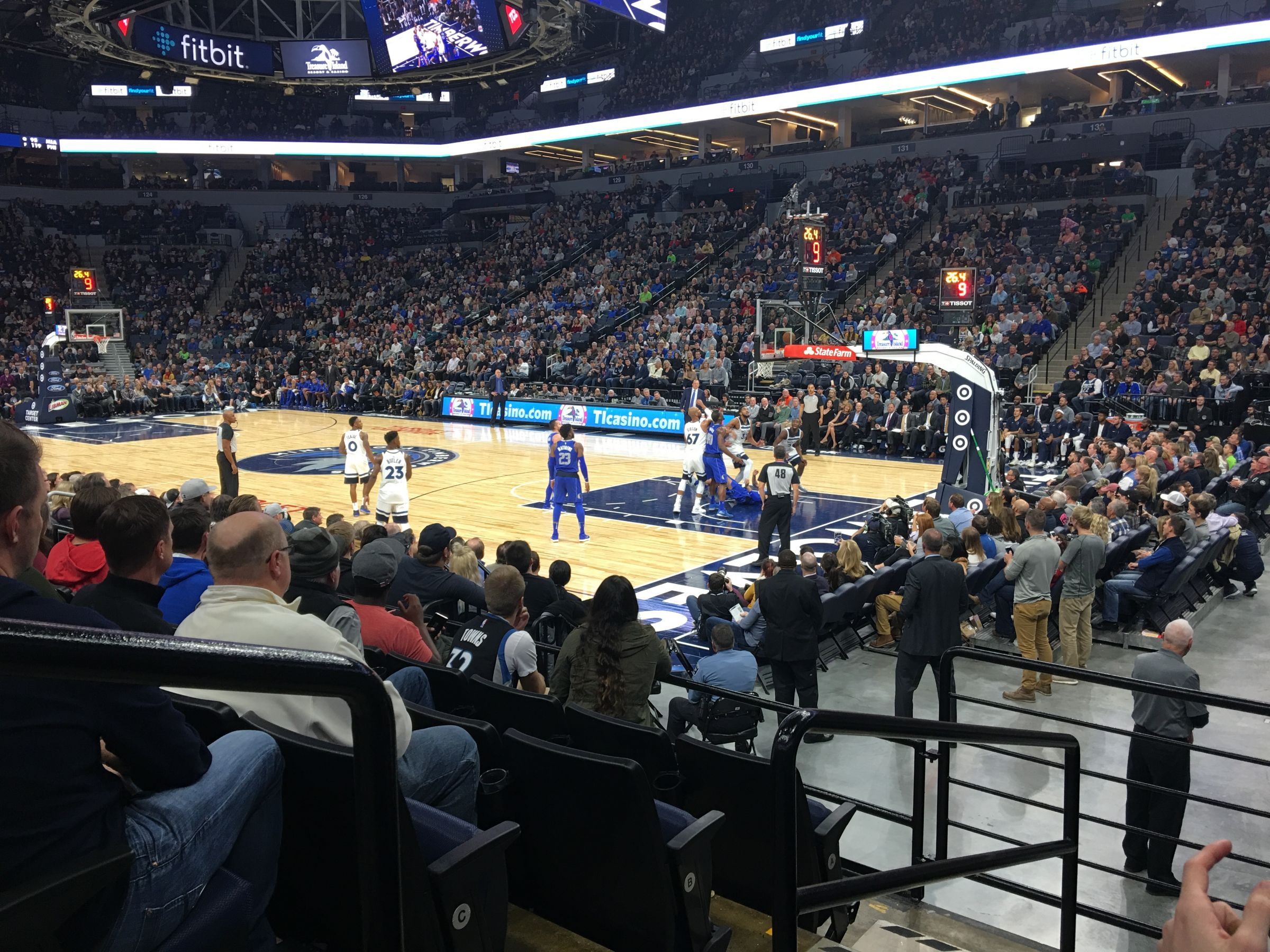 Section 106 at Target Center