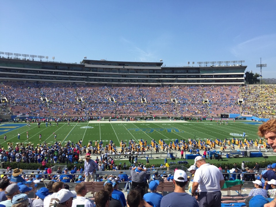 Section 3 at Rose Bowl Stadium UCLA Football