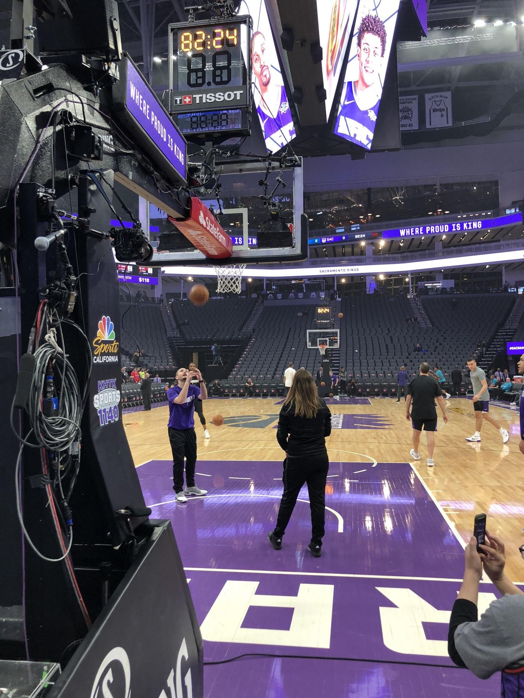 Golden 1 Center Courtside 4 Sacramento Kings