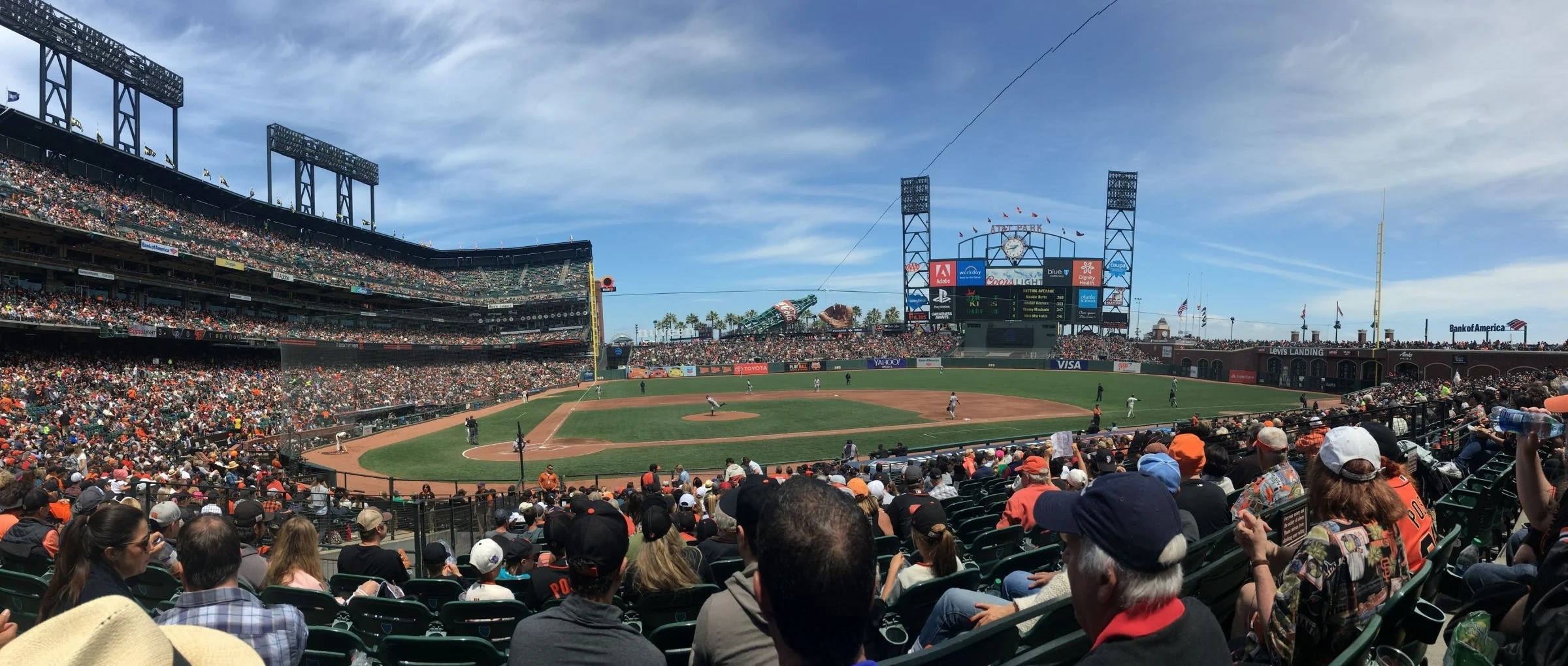 Oracle Park Section 110 San Francisco Giants