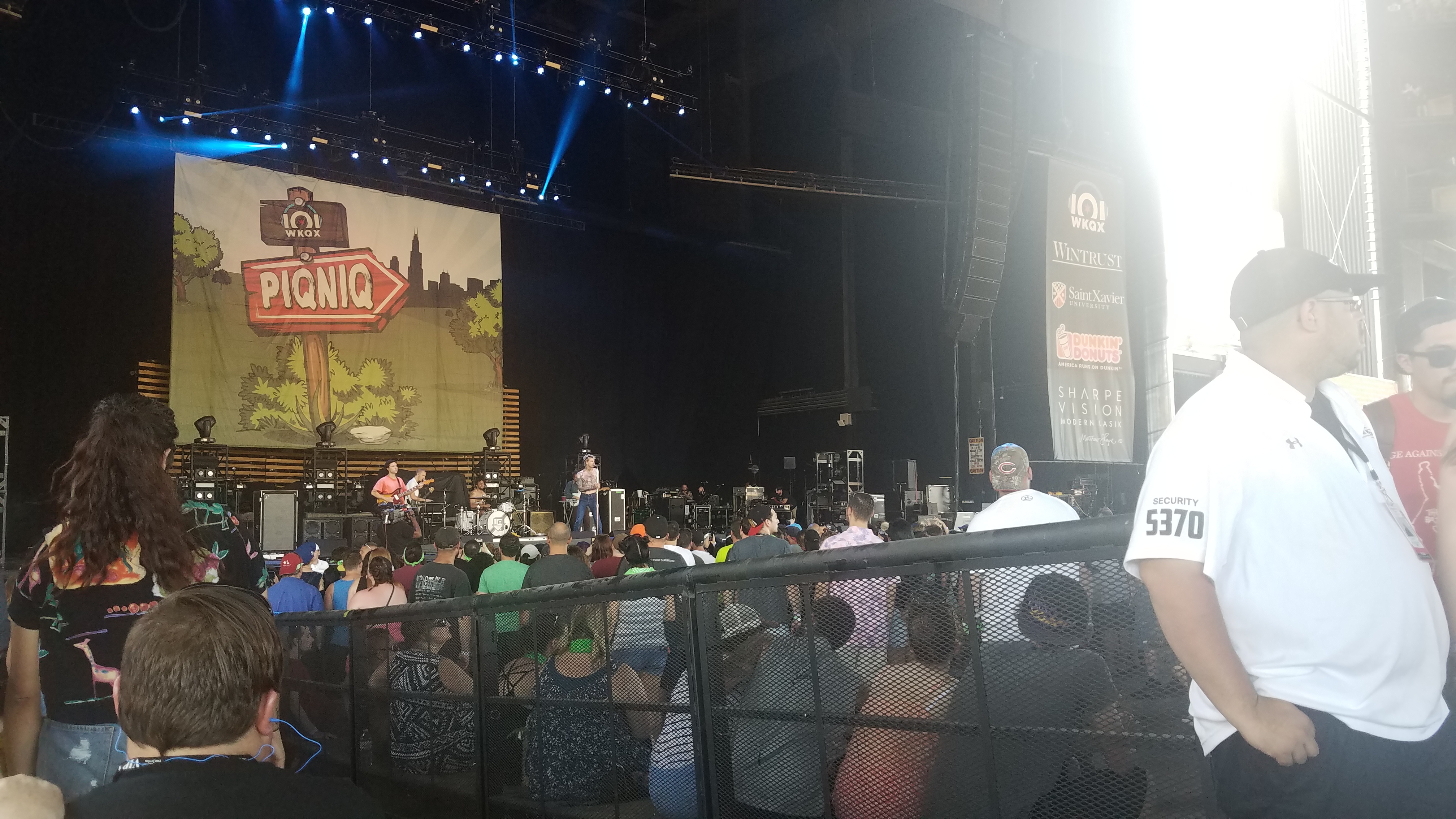 Awesome Spot Up Close! Hollywood Casino Amphitheatre Section 104