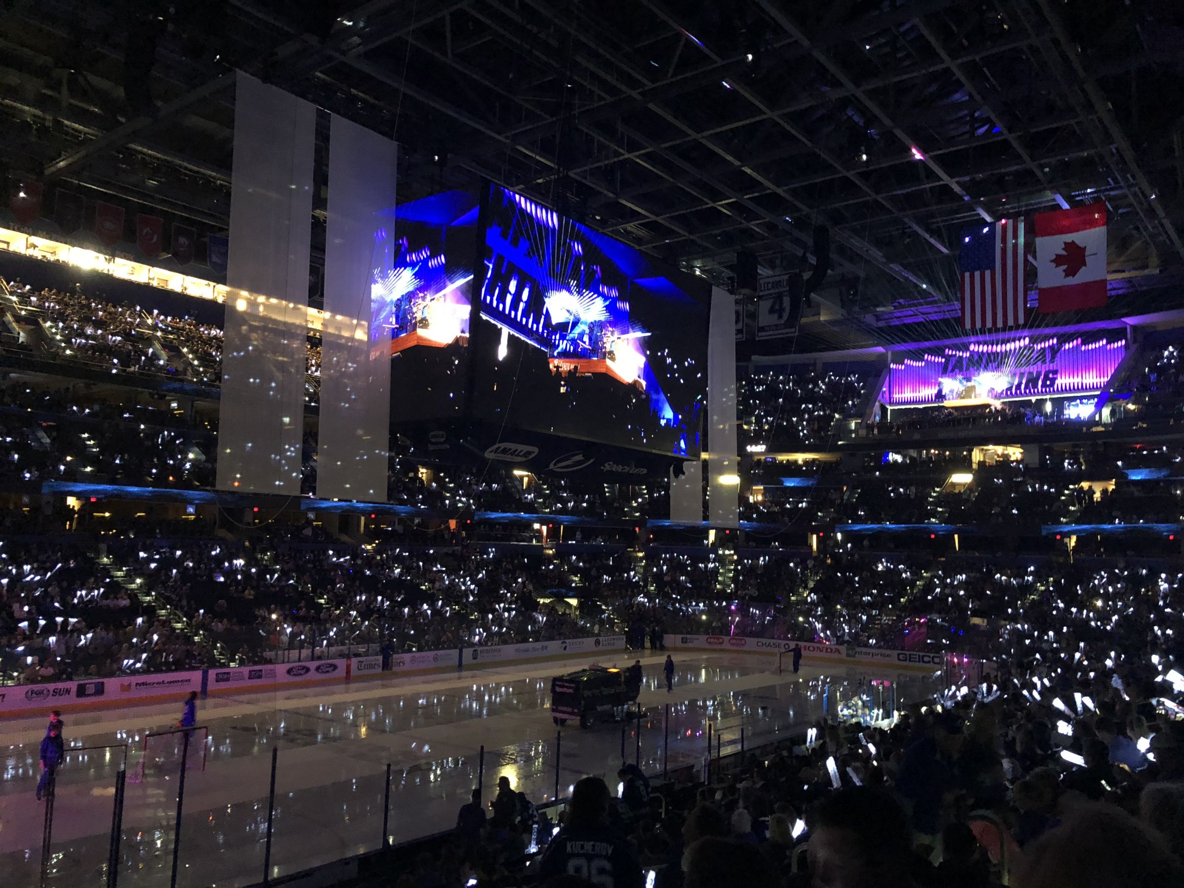 Amalie Arena Section 104 Tampa Bay Lightning