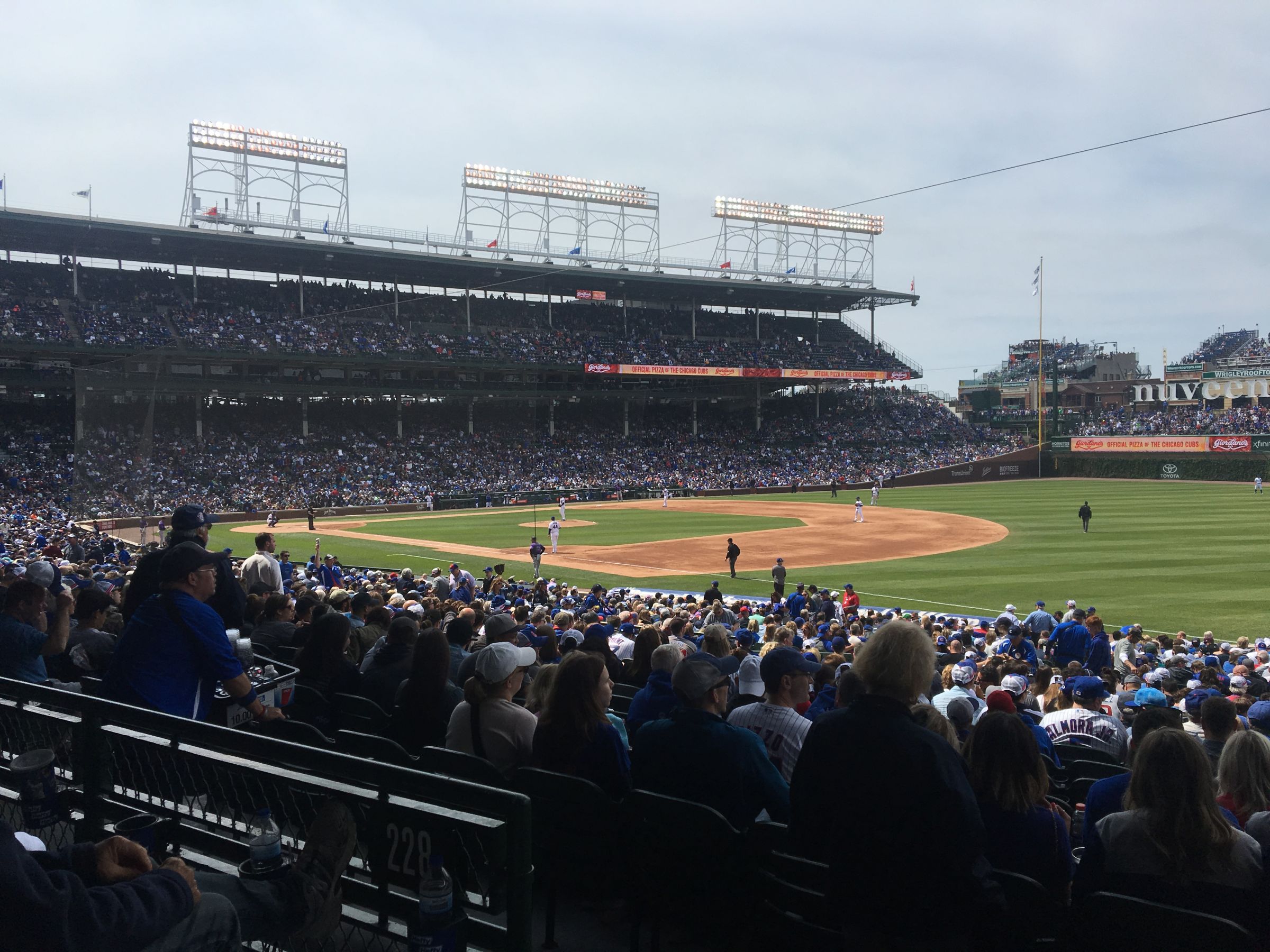 Section 229 at Wrigley Field Chicago Cubs