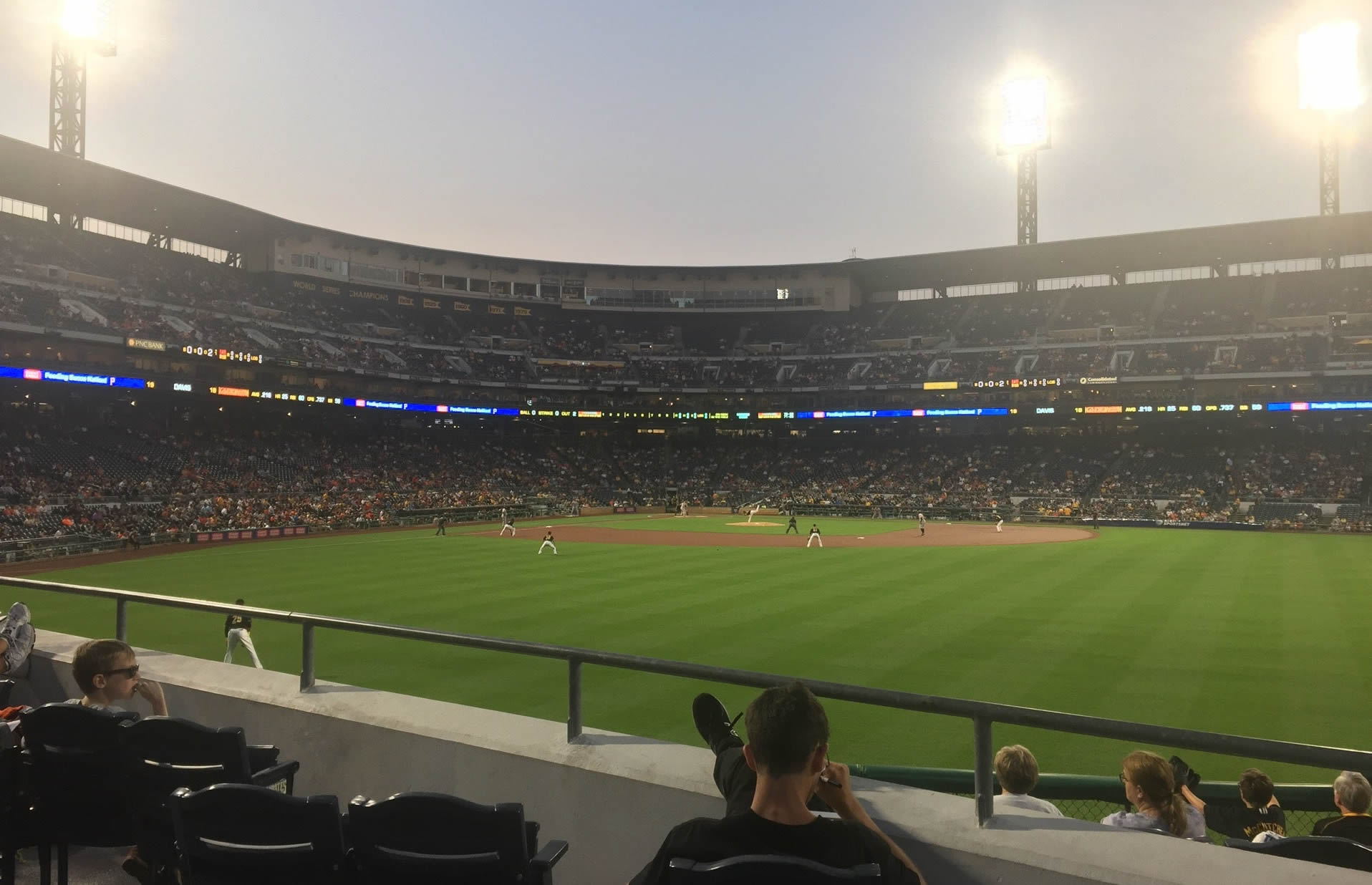 Section 140 at PNC Park