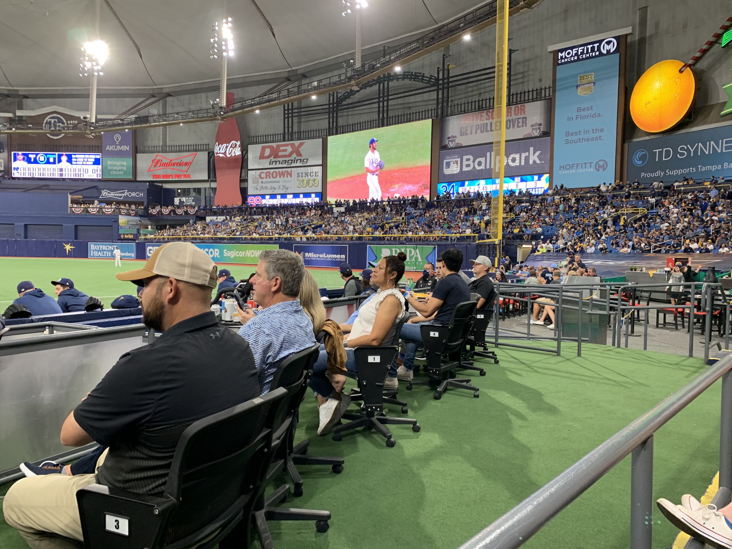 Section 128 at Tropicana Field