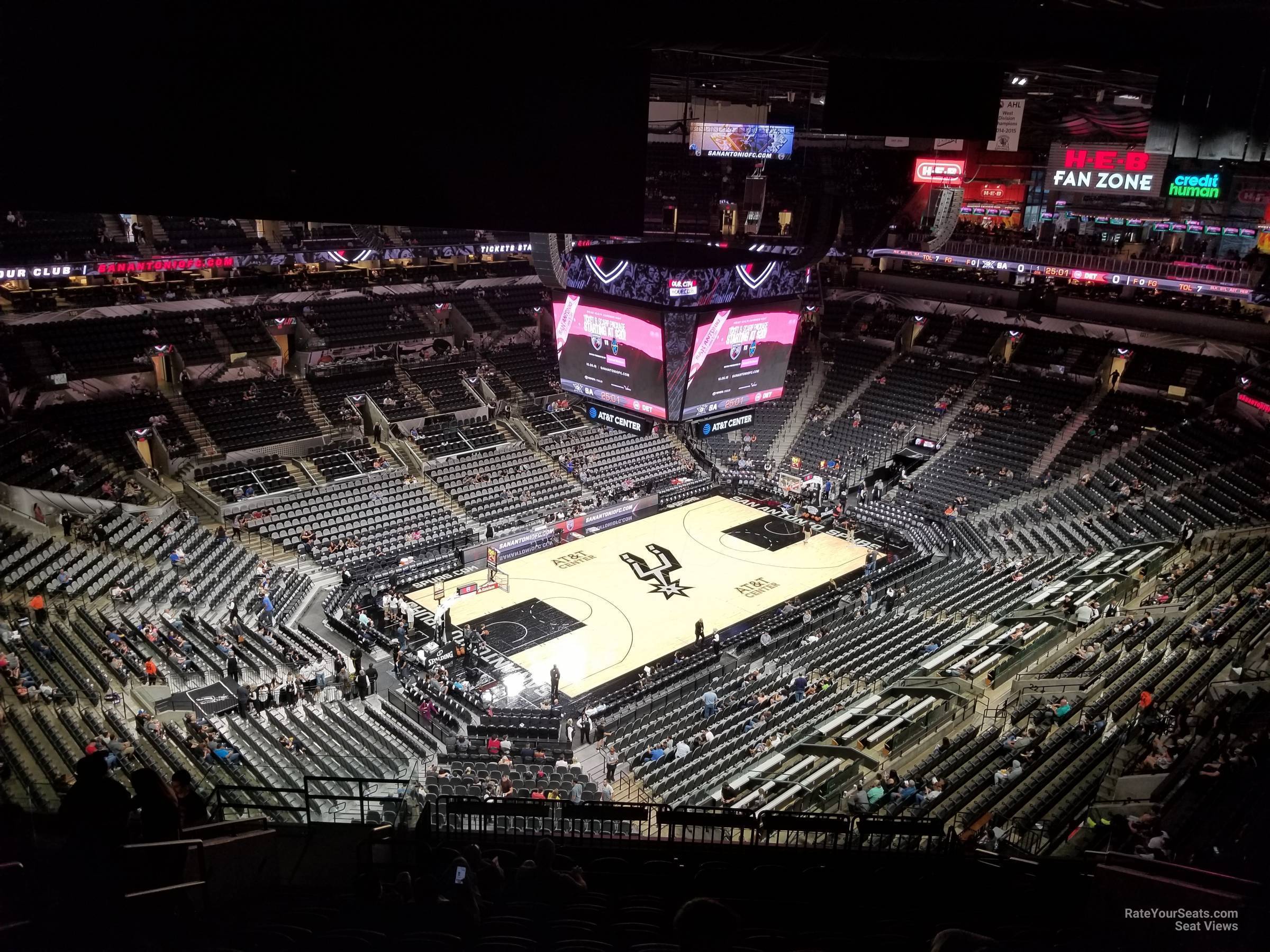 AT&T Center Section 228 San Antonio Spurs