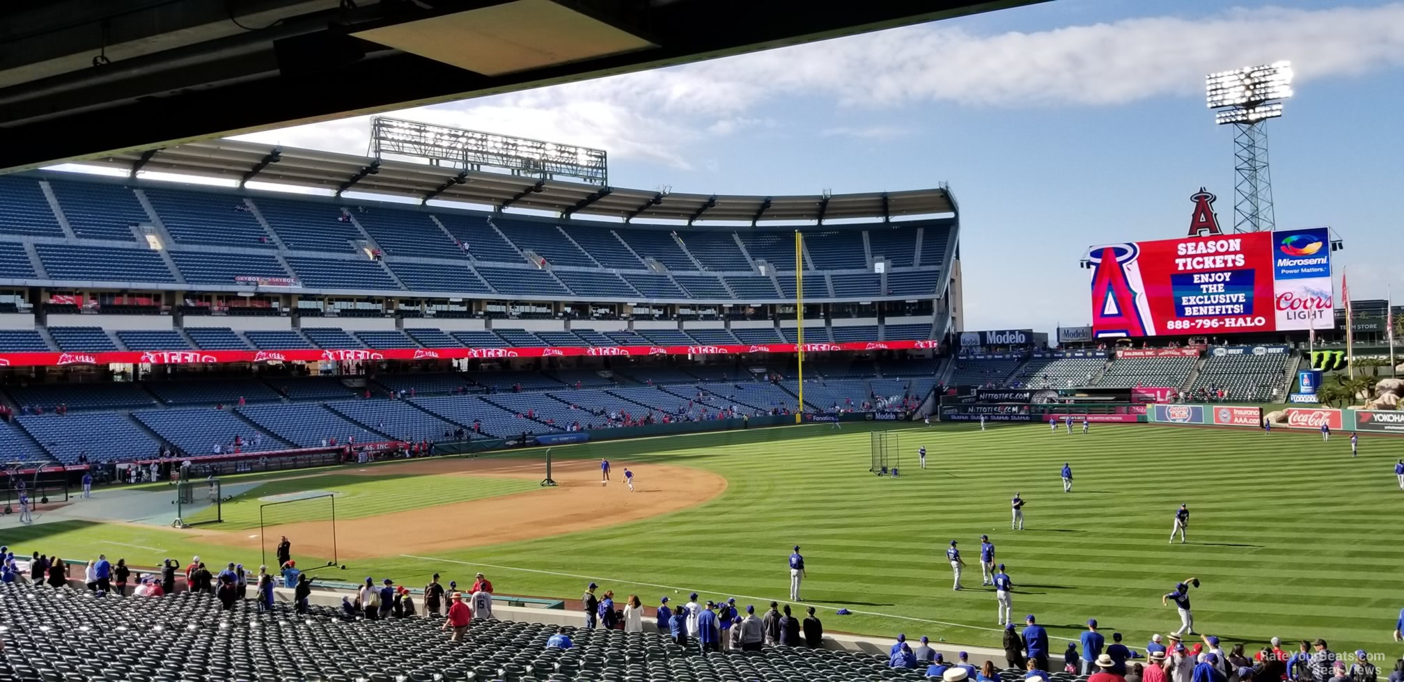 Angel Stadium Section 227