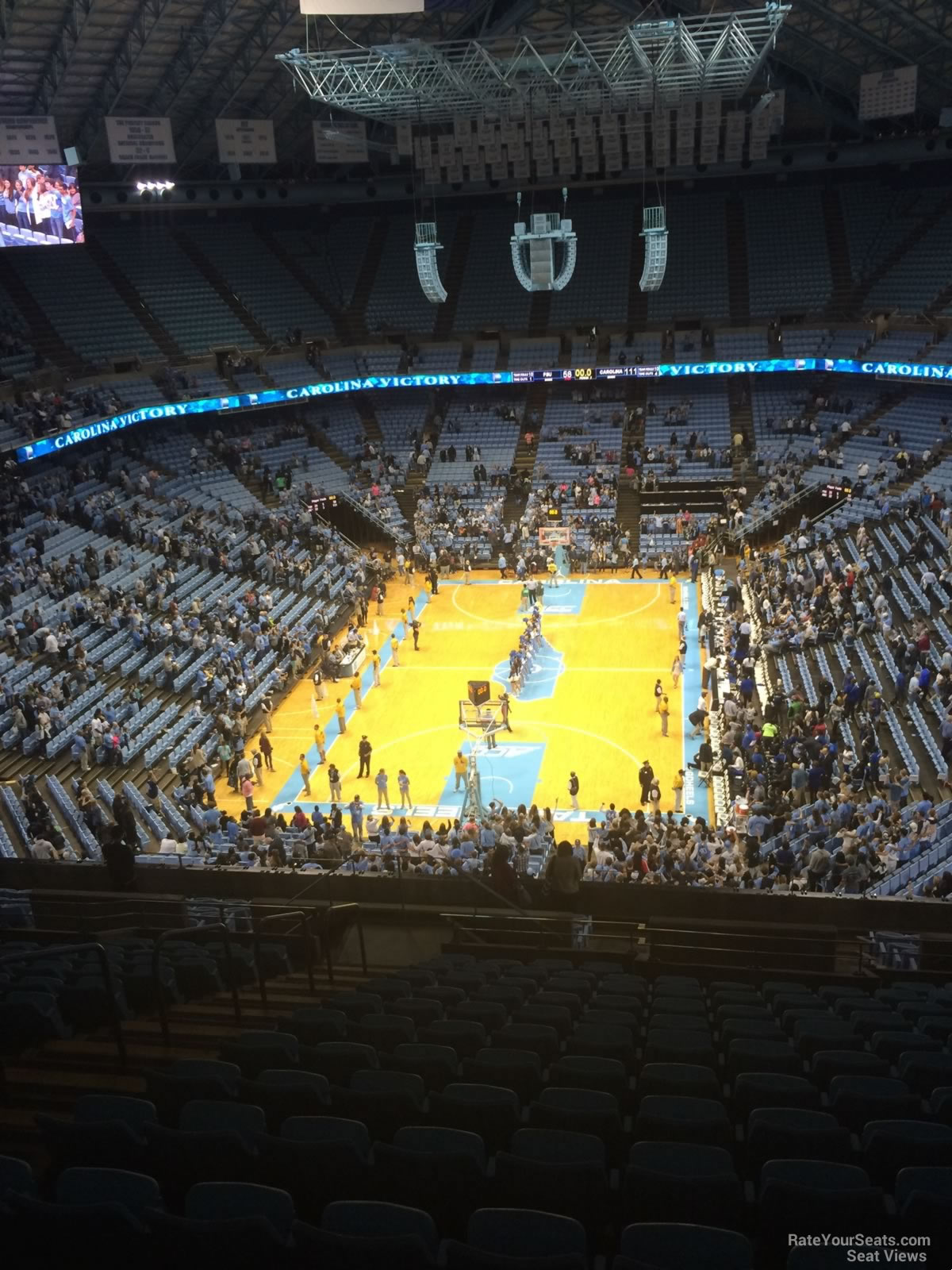Dean Smith Center Section 201