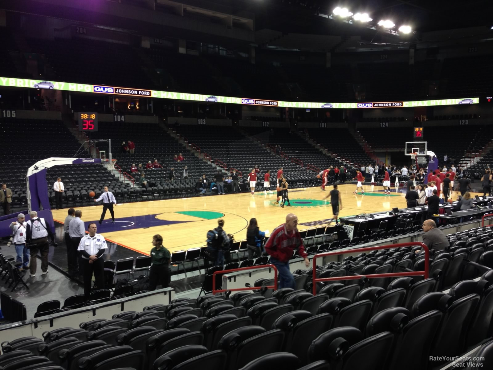 Section 114 at Spokane Arena for Basketball