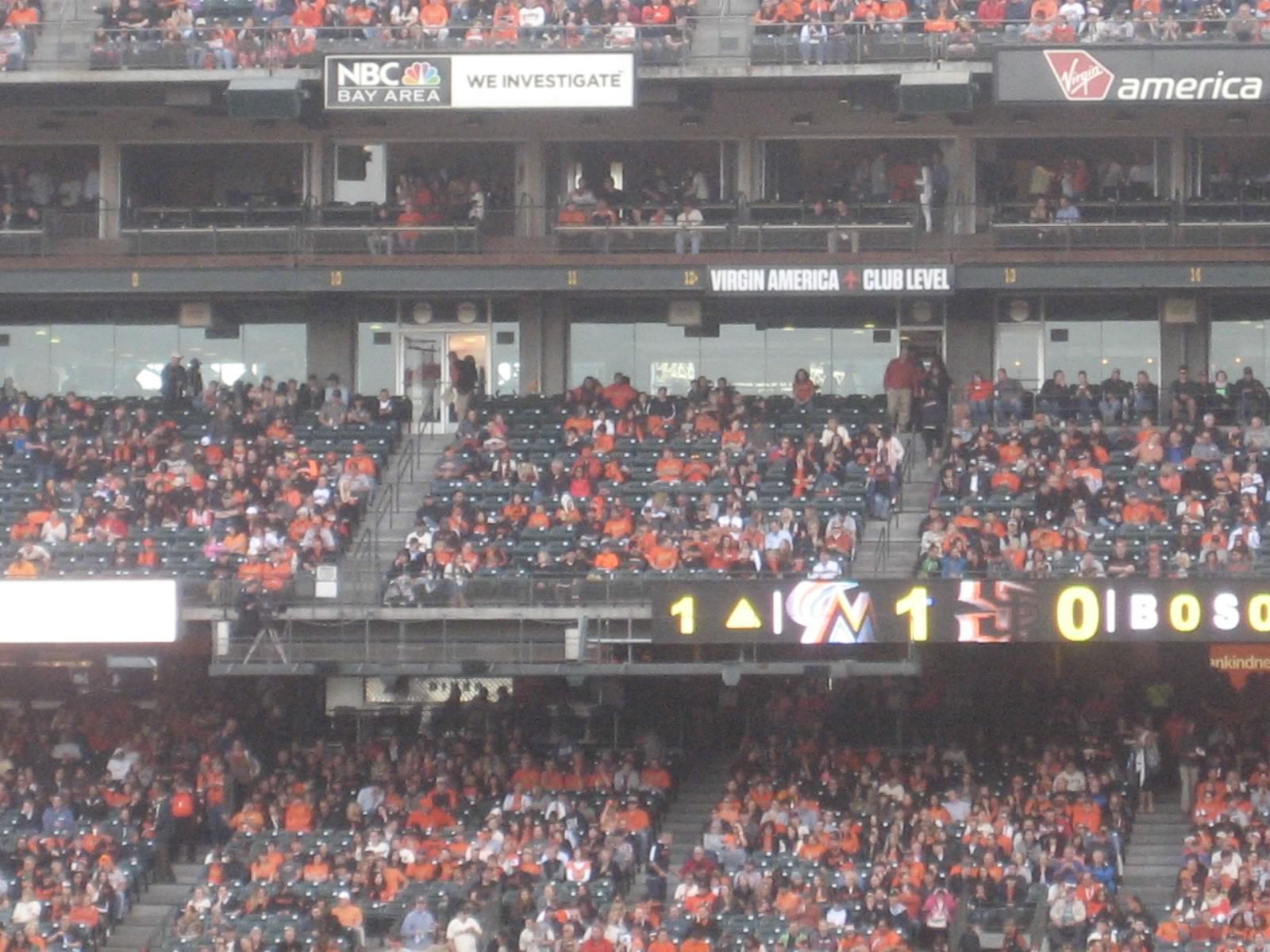 Section 208 at Oracle Park San Francisco Giants