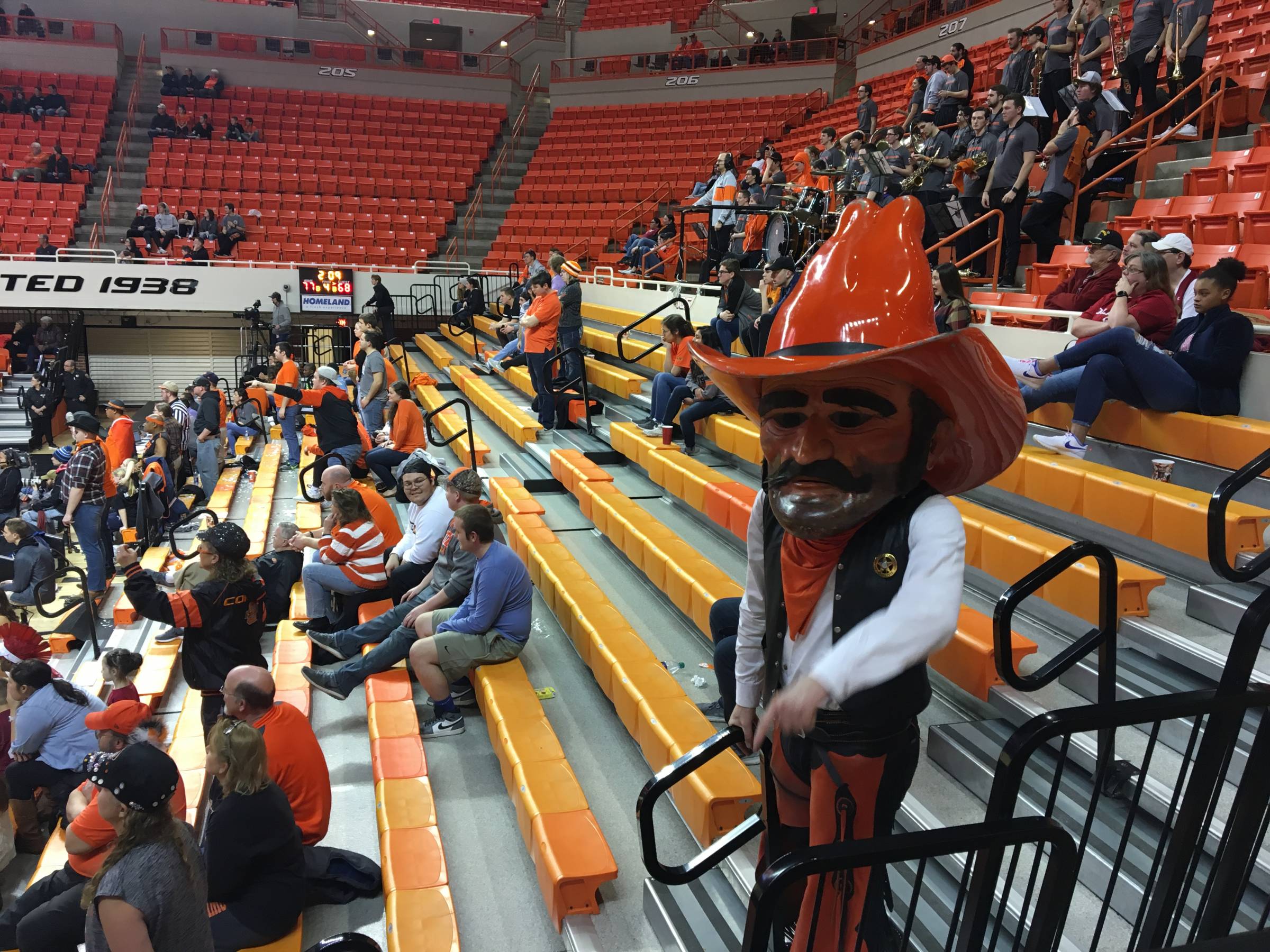 GallagherIba Arena Seating for Oklahoma St. Basketball