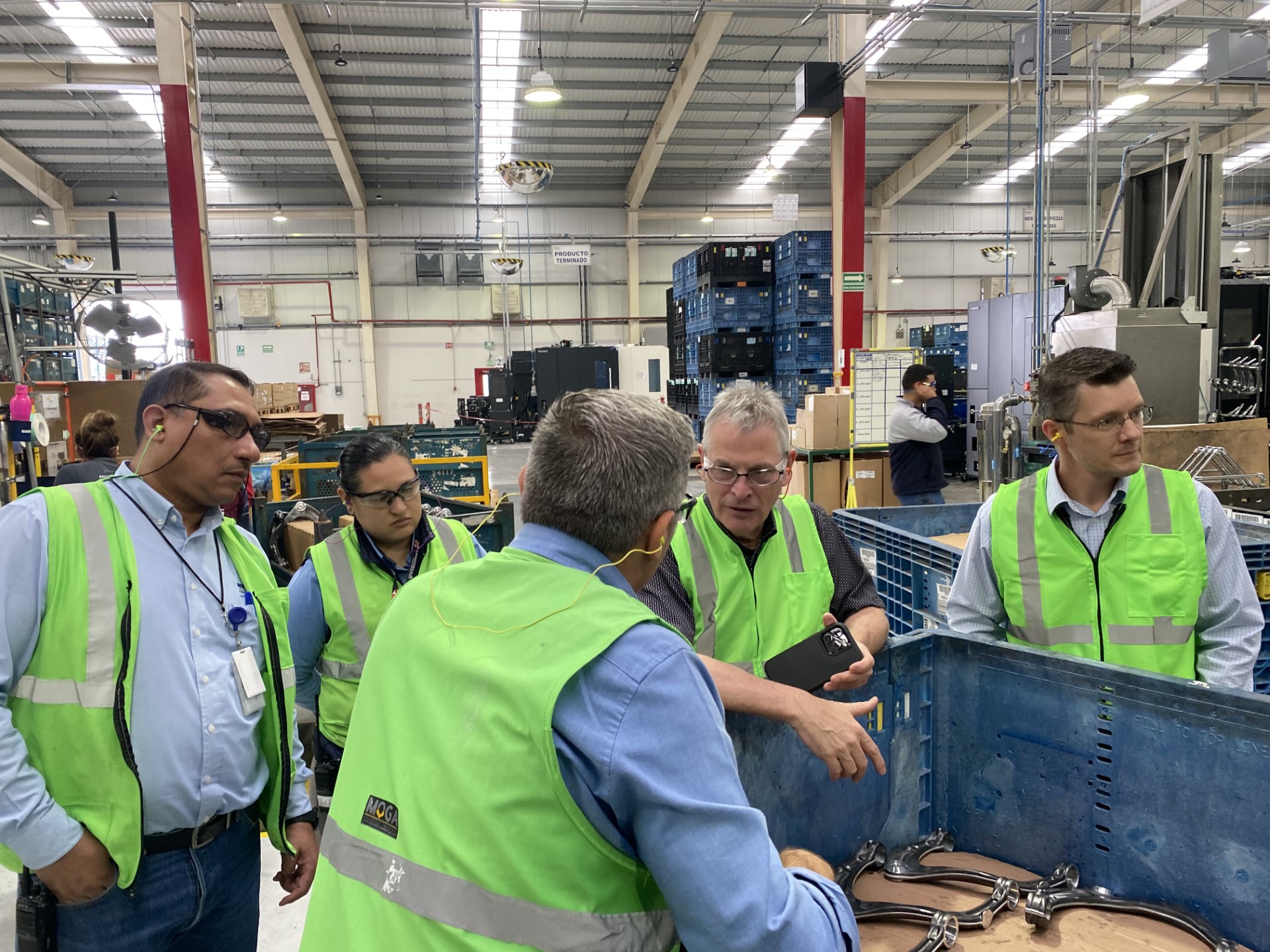 Jean Meredith visits Raufoss Mexico Raufoss Technology