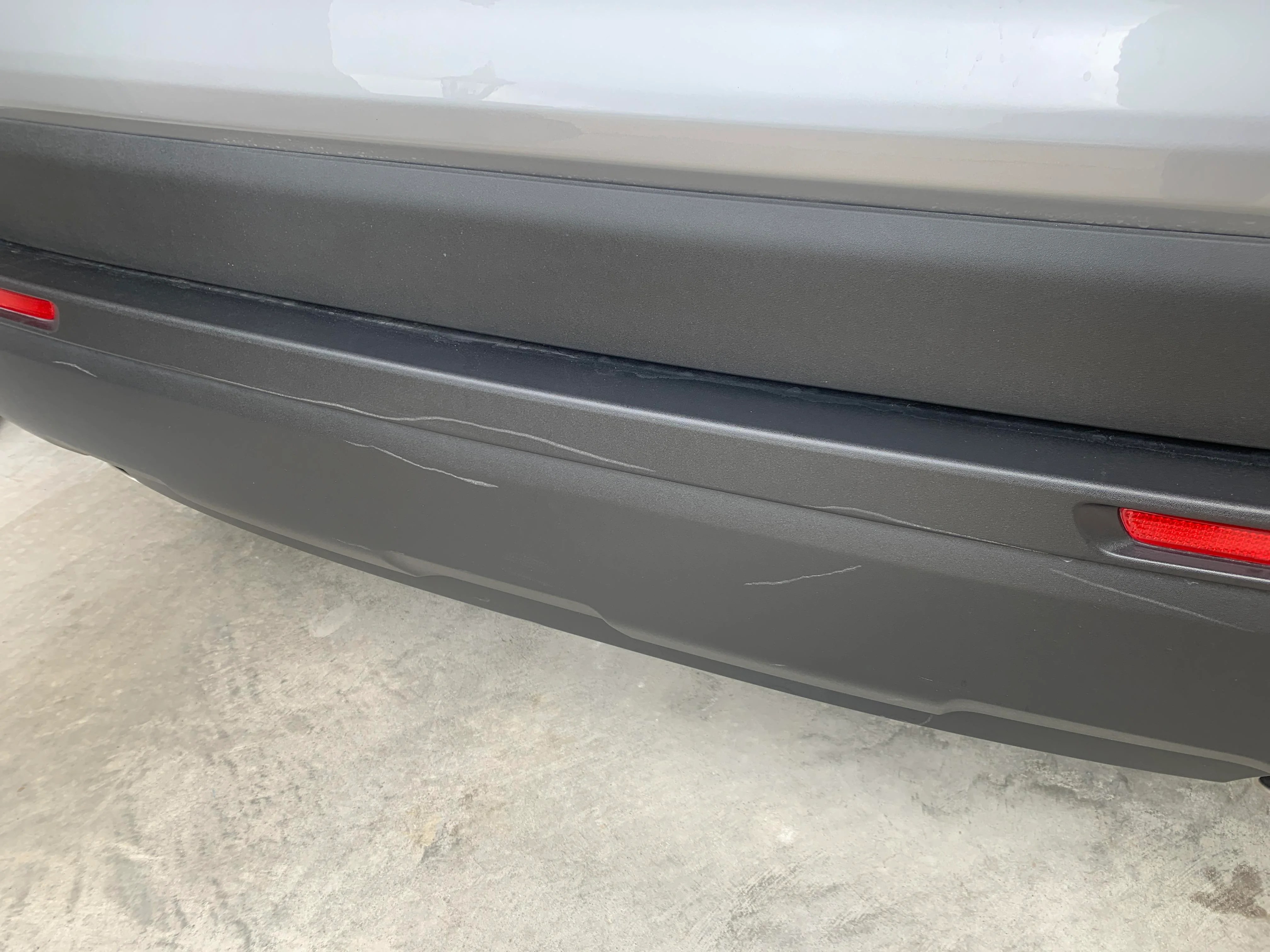 Gray Plastic Bumper Scratches Toyota RAV4 Forums
