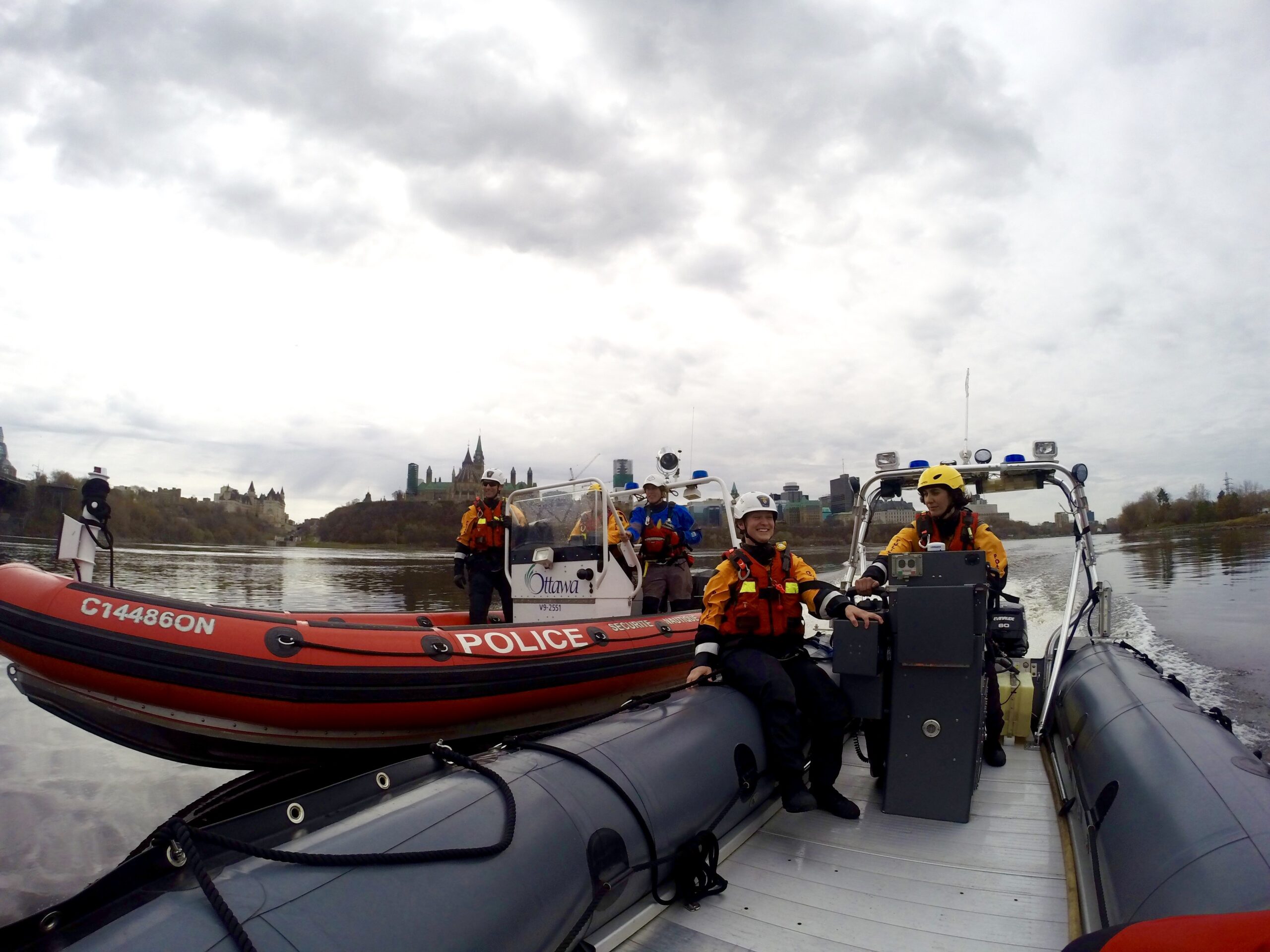 Motorized Flatwater Rescue Boat Operator Raven RSM