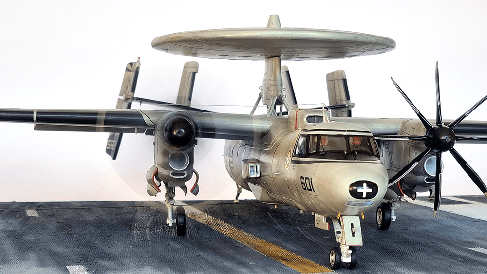 E2C hawkeye deck landing single engine NonLSP Works Large Scale