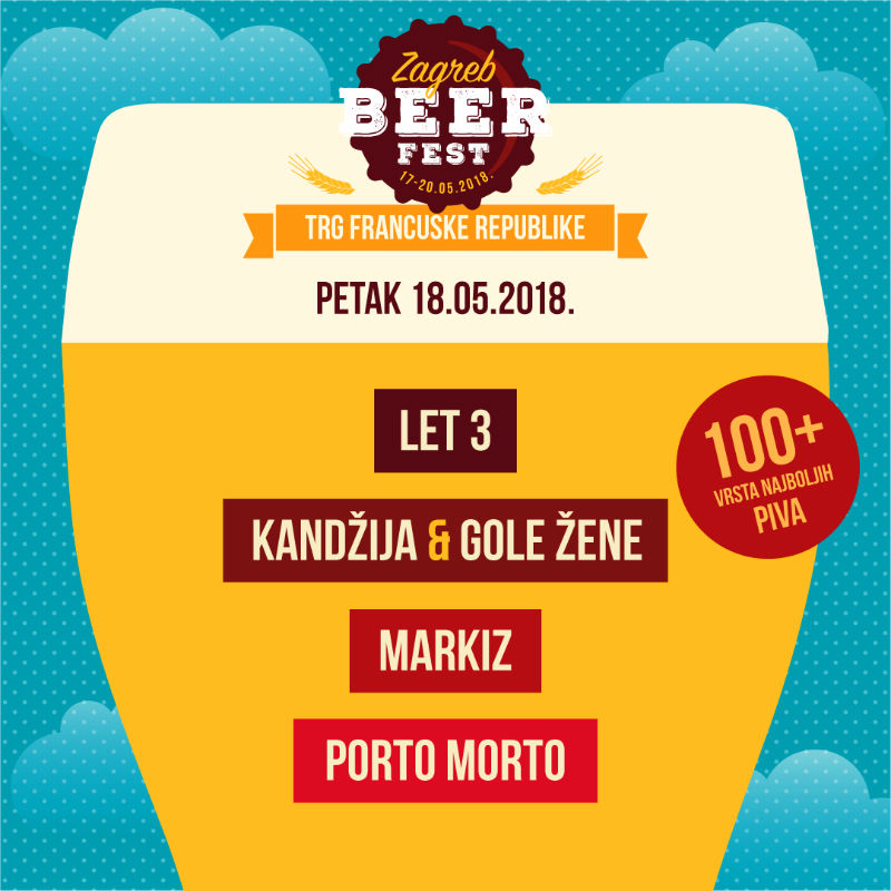 Zagreb Beer Fest objavio raspored izvođača po danima ravnododna