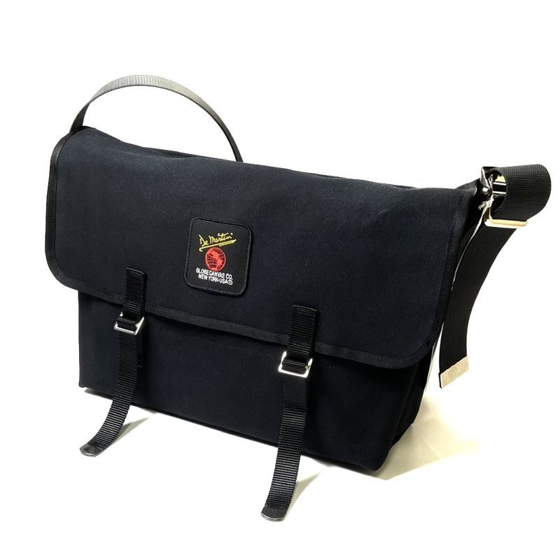 De Martini 3601 Canvas Messenger Bag Black / ディ マティーニ キャンバス メッセンジャーバッグ