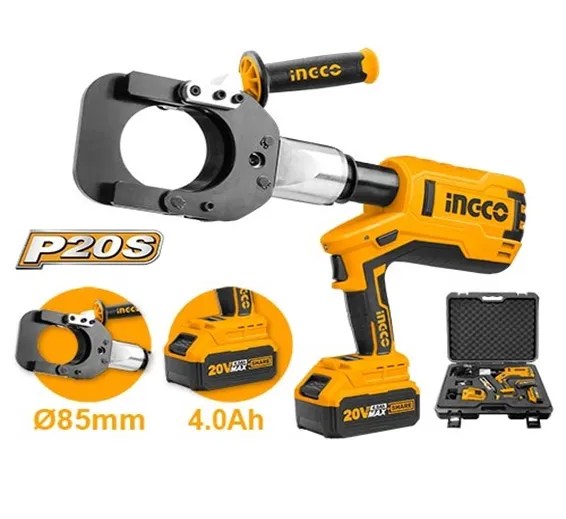 INGCO LithiumIon hydraulic cable cutter CRCLI2002 Rawlix