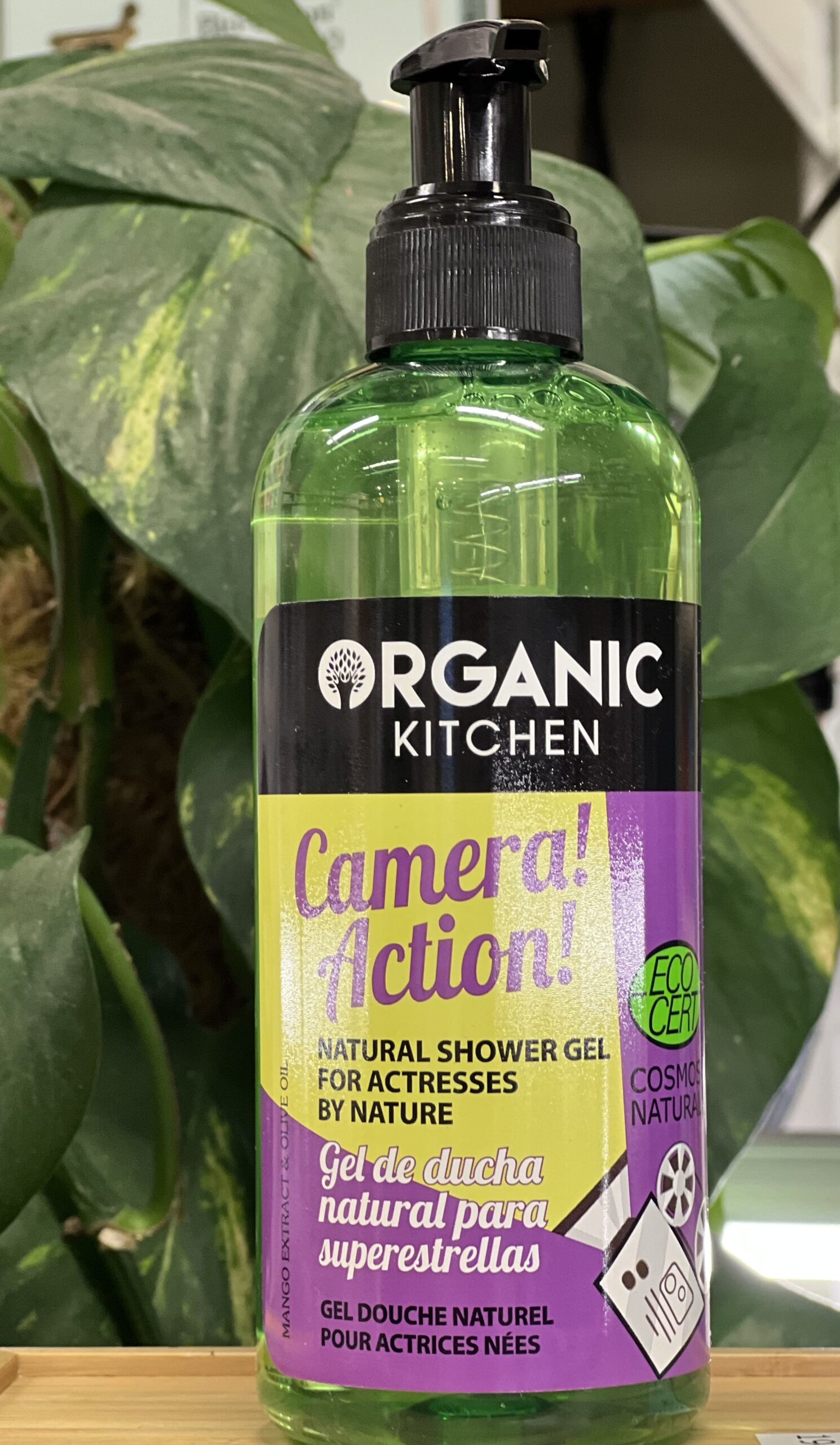 Organic Kitchen Natural Shower Gel Camera! Action! 260ml Raw Organic
