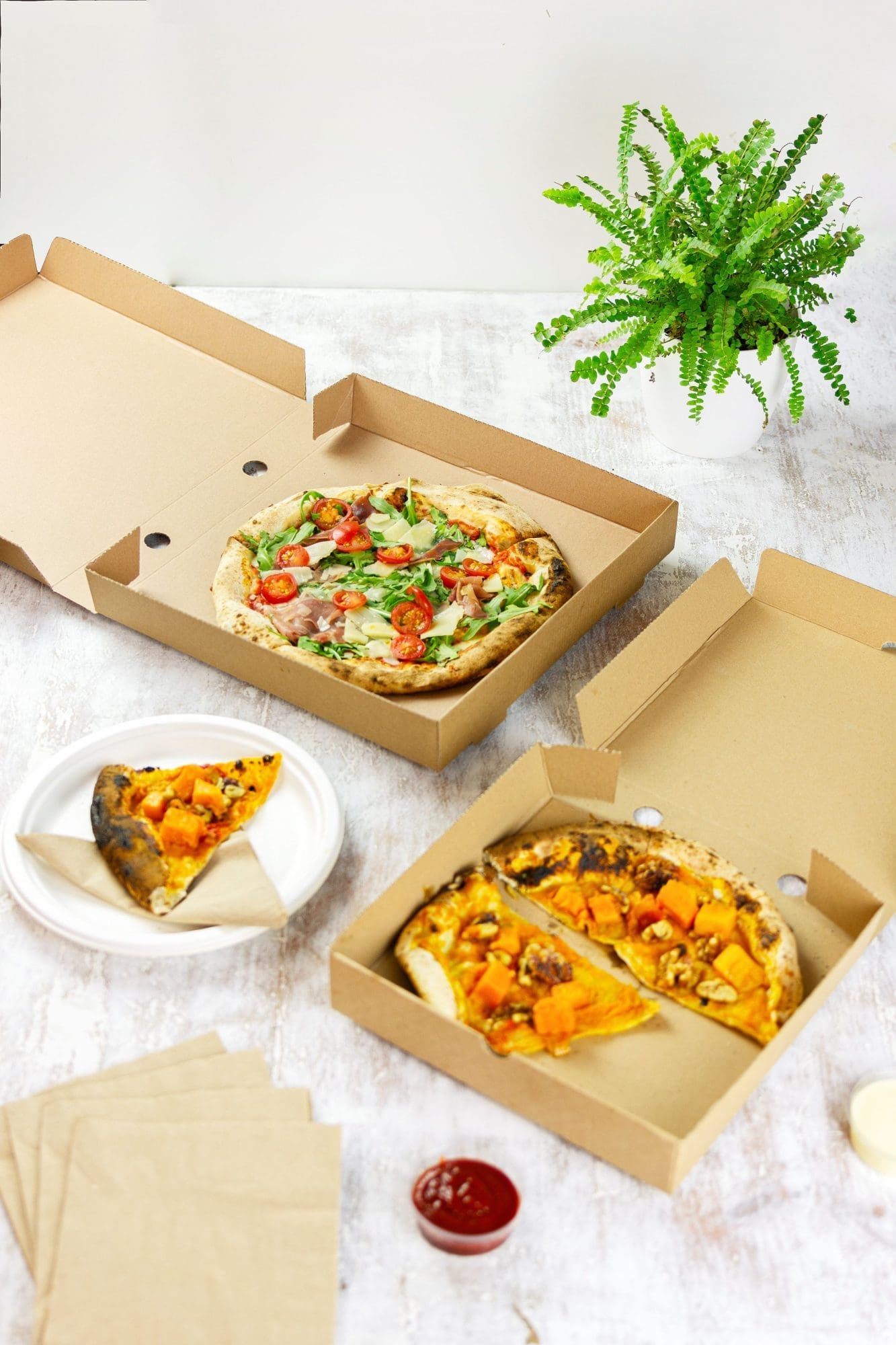 Pizza Boxes White 12″ RawPac