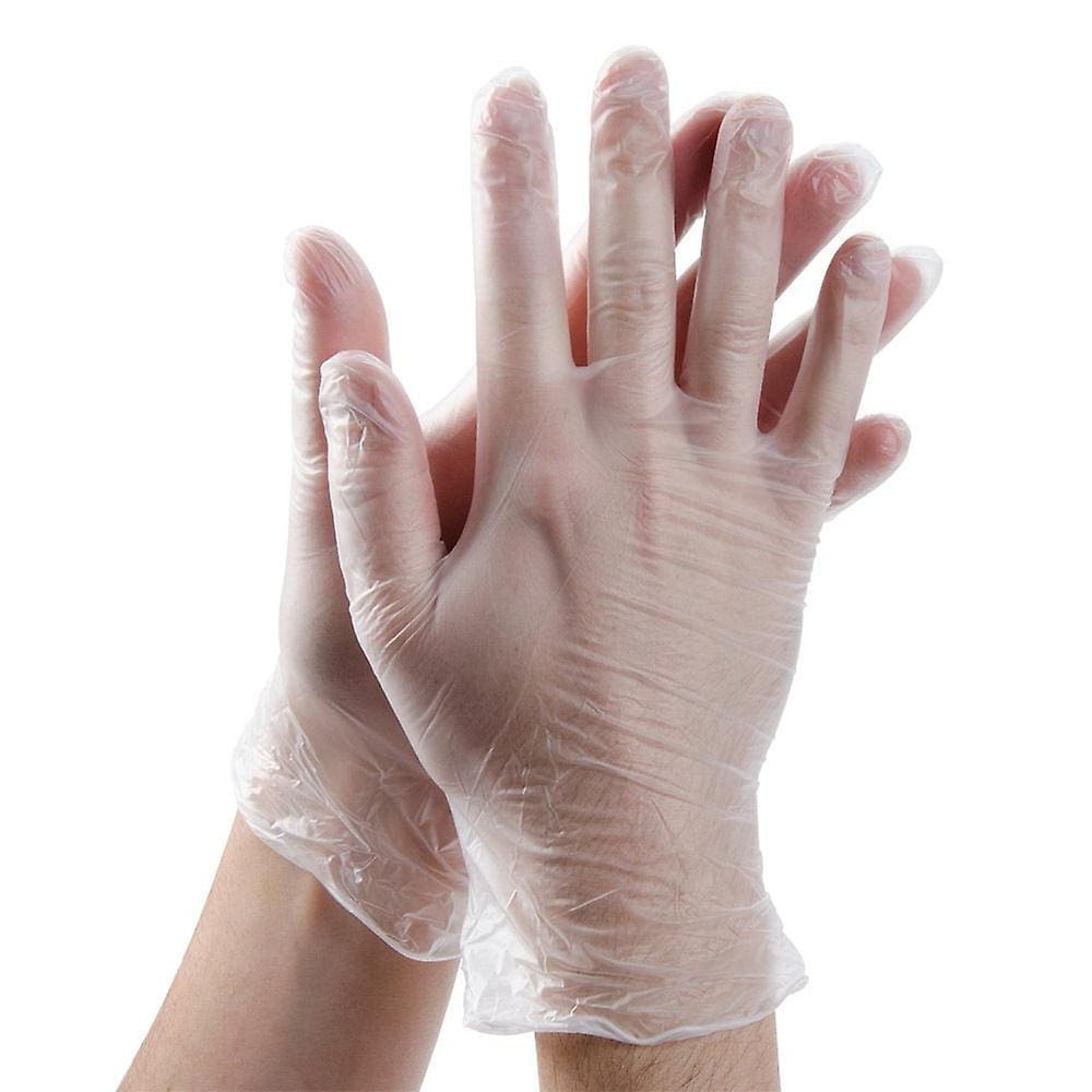 Medium Clear Vinyl Gloves Powder Free Boxed 100 RawPac